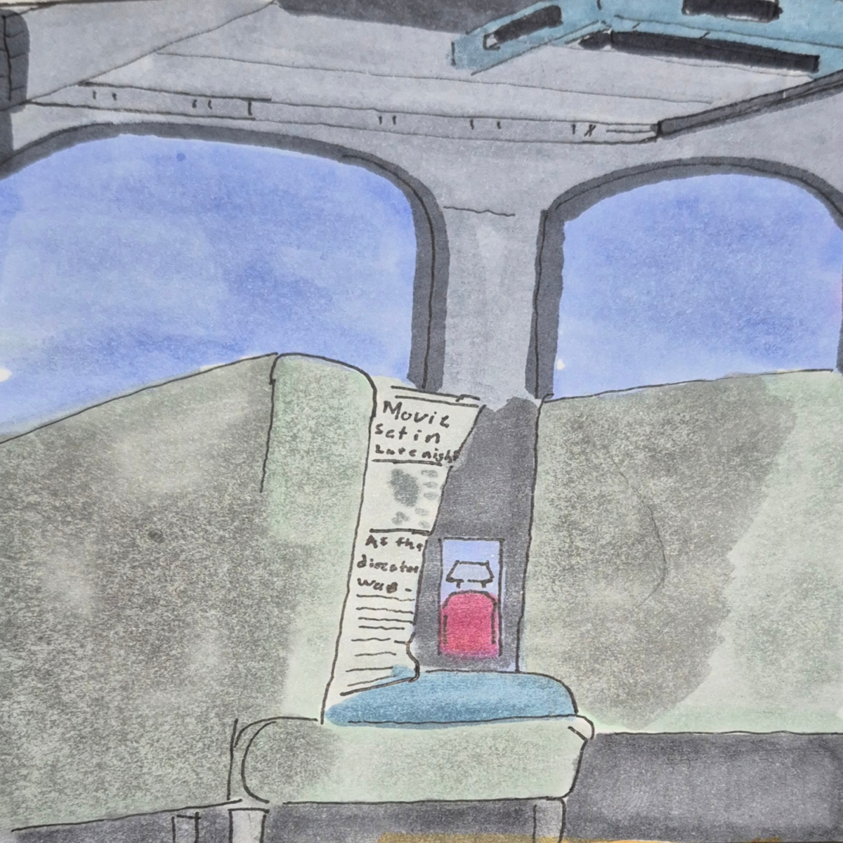 Inked path: A shadow flashed of the past, comic art, comic strips, inkedpath, late to the party, puzzlement, Quibbles of the scribbles, the clone did it, used or not, webcomic.