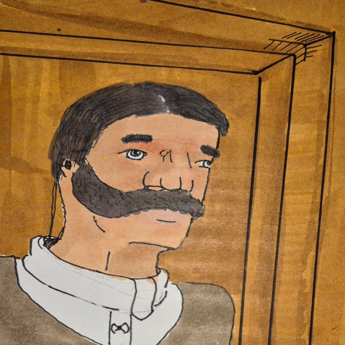 Inked path: Two Crowns Faced to The Crowd, comic art, comic strips, inkedpath, late to the party, puzzlement, Quibbles of the scribbles, the clone did it, used or not, webcomic.