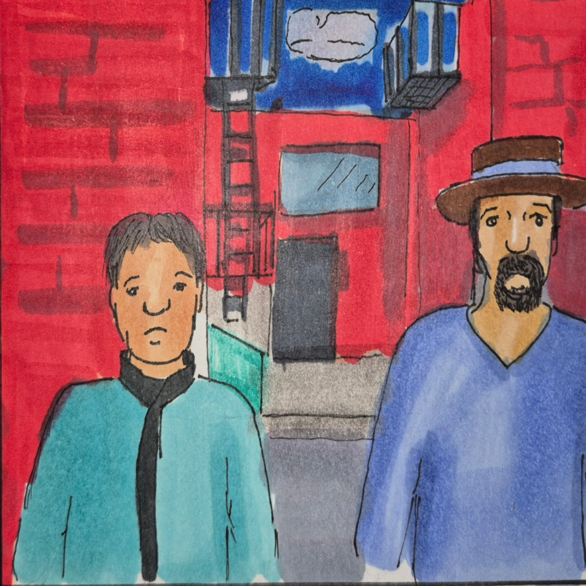 Inked Path: Wait, it was a different line, right?, comic art, comic strips, inkedpath, late to the party, puzzlement, Quibbles of the scribbles, the clone did it, used or not, webcomic.