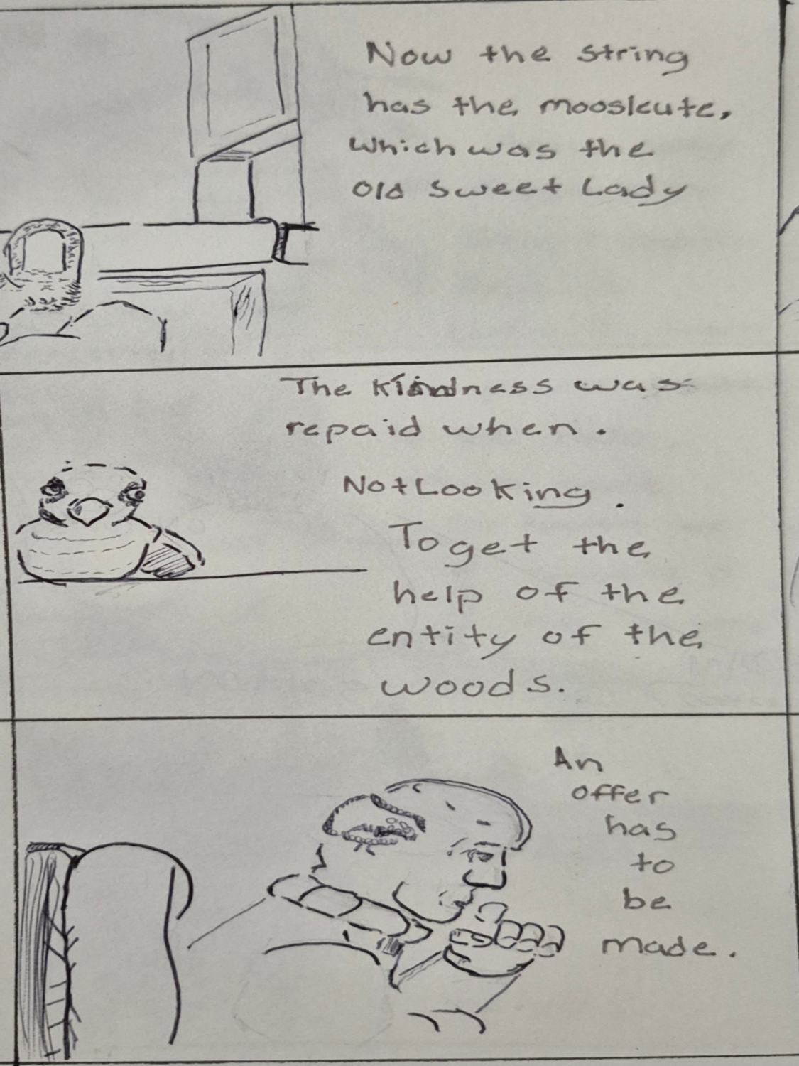 Inked path: Circuitous Becomes Acquiescence's, or Was it?, comic art, comic strips, inkedpath, late to the party, puzzlement, Quibbles of the scribbles, the clone did it, used or not, webcomic.