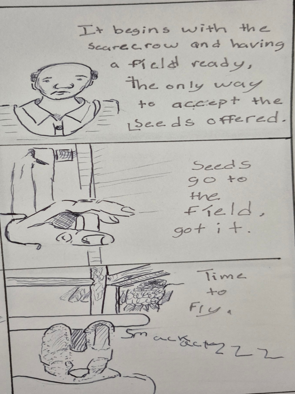 Inked Path: Unfinished Walls, Offering Reverence in Emptiness, comic art, comic strips, inkedpath, late to the party, puzzlement, Quibbles of the scribbles, the clone did it, used or not, webcomic.