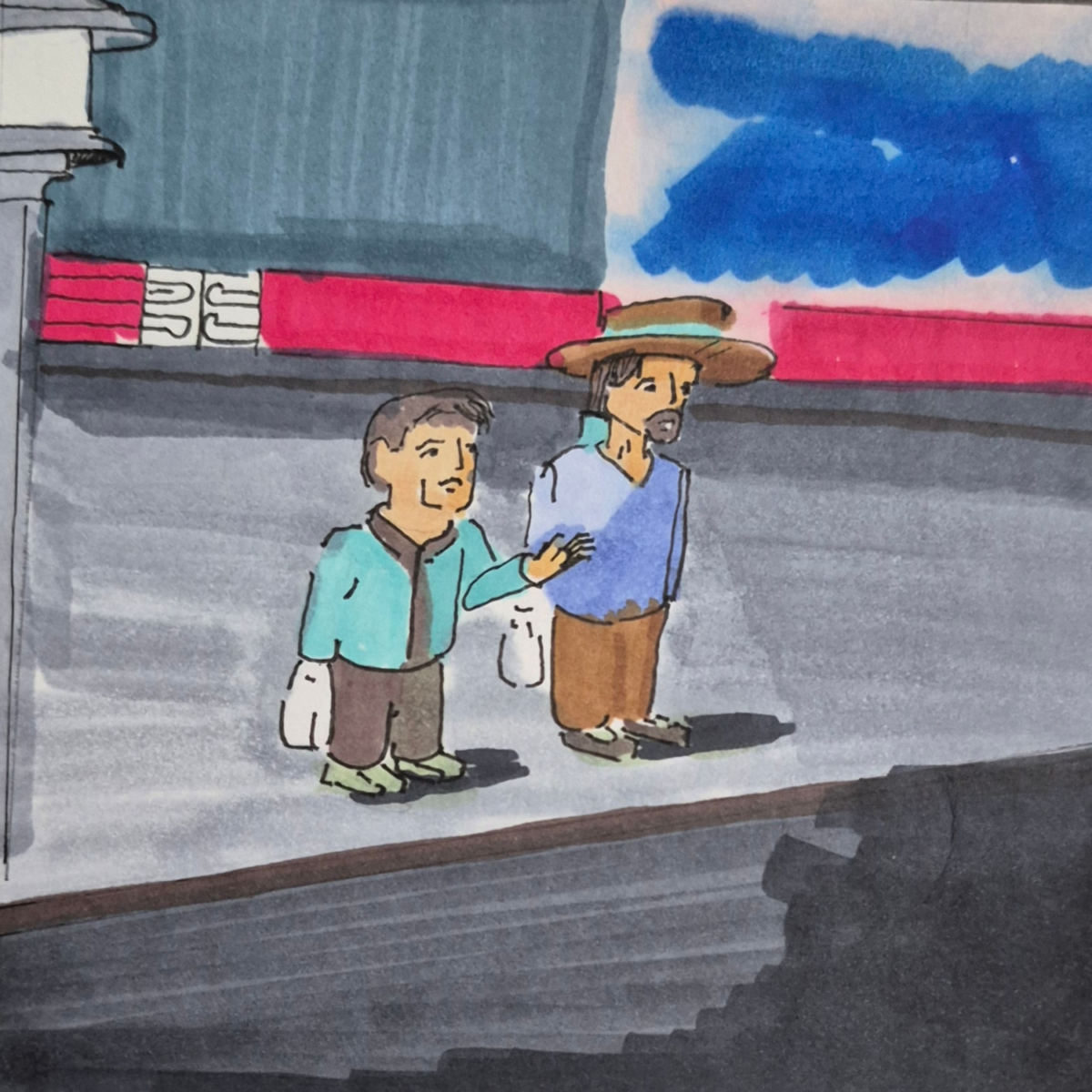 Inked Path: The Jelly Flower of an Artist, right?, comic art, comic strips, inkedpath, late to the party, puzzlement, Quibbles of the scribbles, the clone did it, used or not, webcomic.