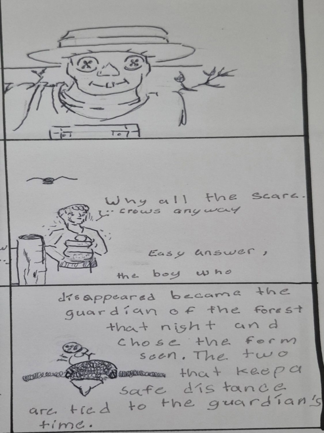 Inked path: A shadow flashed of the past, comic art, comic strips, inkedpath, late to the party, puzzlement, Quibbles of the scribbles, the clone did it, used or not, webcomic.