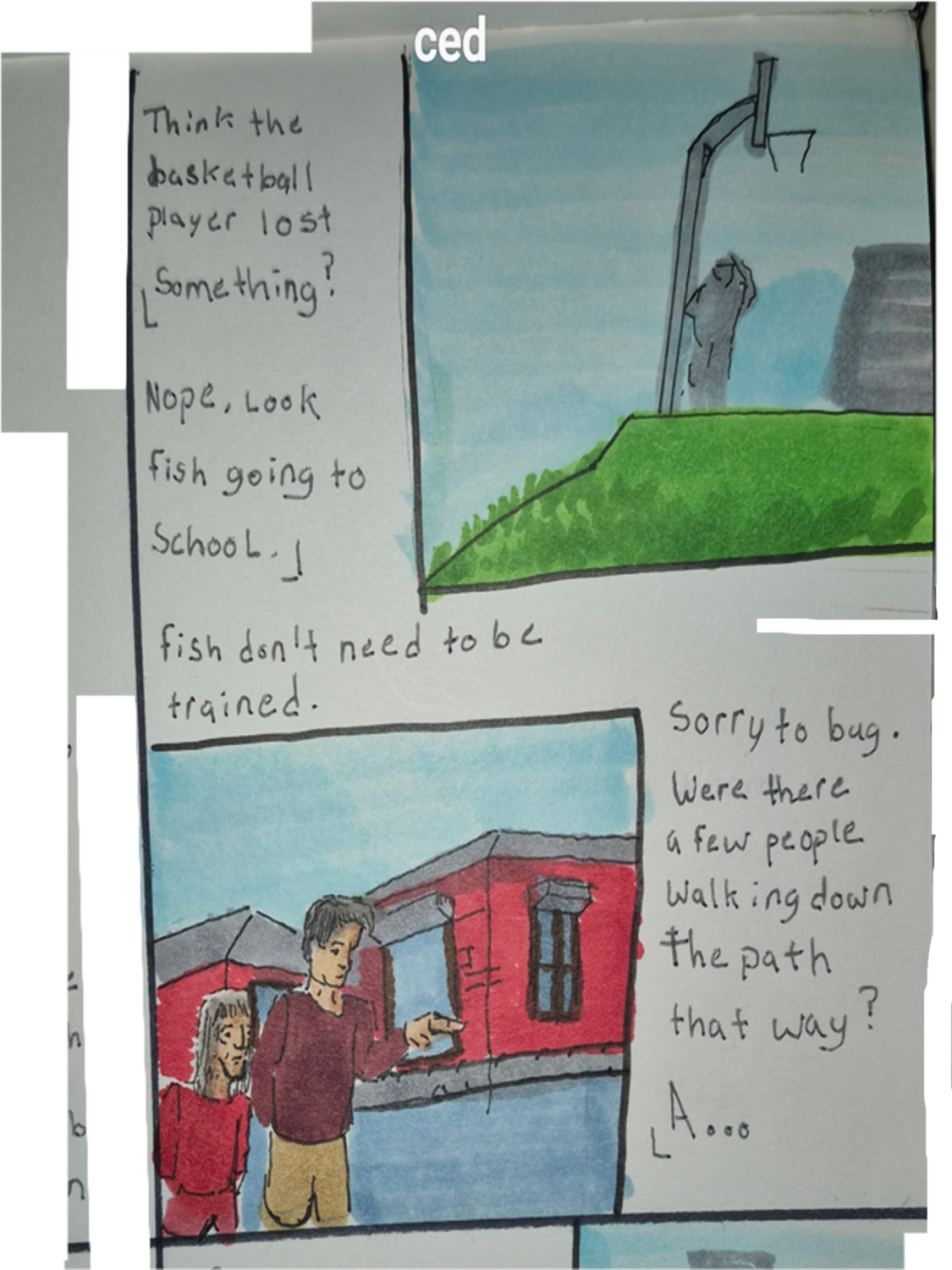 Inked Path: the reset is basic,
Amongst the frames, away-ink, comic art, comic strips, inkedpath, late to the party, puzzlement, Quibbles of the scribbles, the clone did it, used or not, webcomic