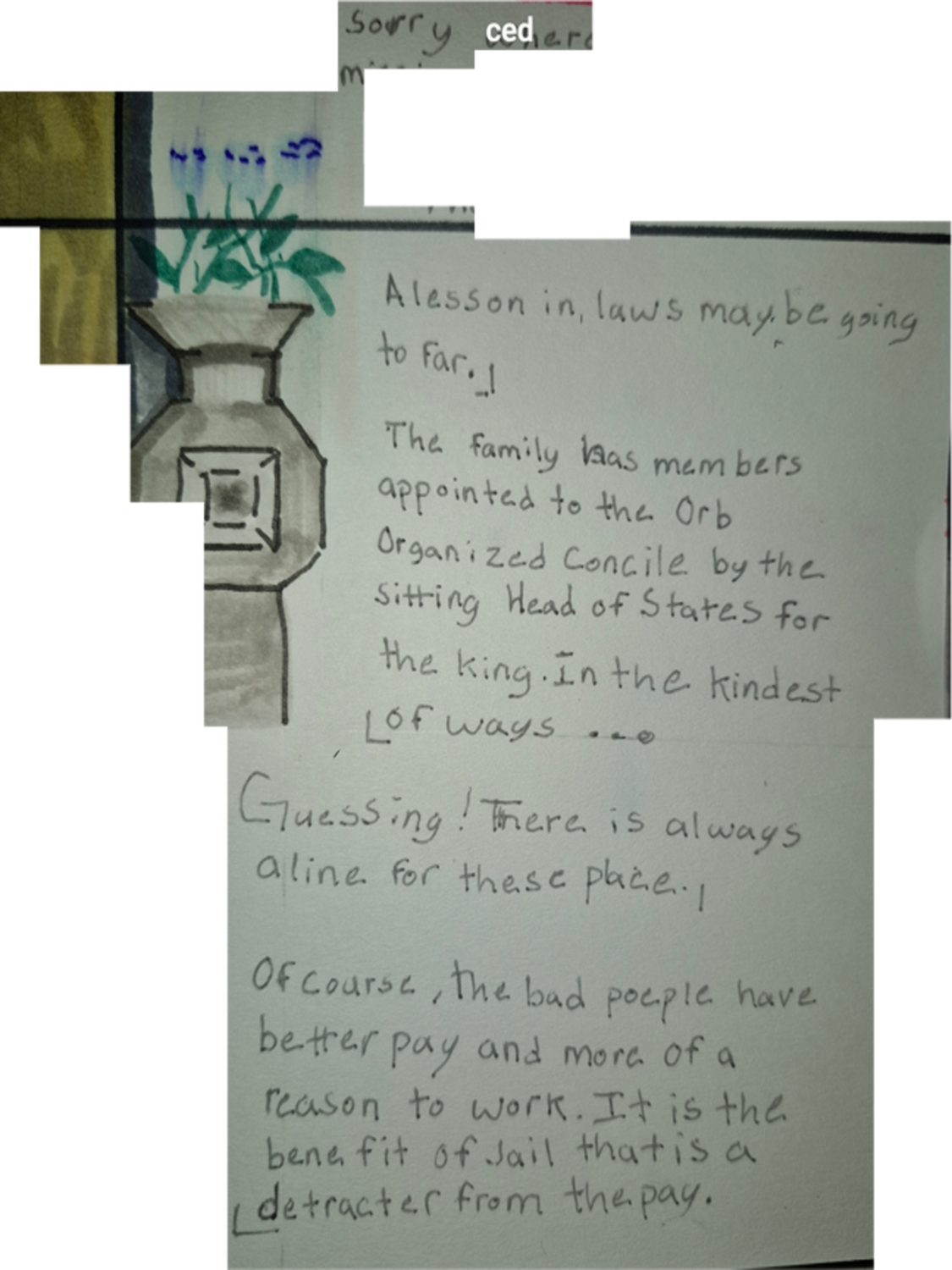 Inked Path: See the crow. just over there

Amongst the frames, away-ink, comic art, comic strips, inkedpath, late to the party, puzzlement, Quibbles of the scribbles, the clone did it, used or not, webcomic