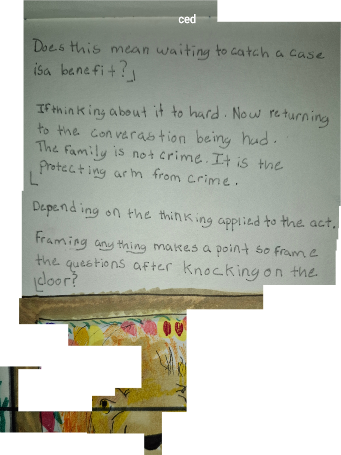 Inked Path: See the crow. just over there

Amongst the frames, away-ink, comic art, comic strips, inkedpath, late to the party, puzzlement, Quibbles of the scribbles, the clone did it, used or not, webcomic