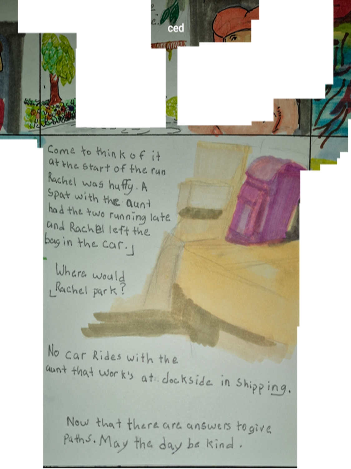 Inked Path: The details are debated., the quibbles of the scribbles, the clone did it, used or not, late to the party, puzzlement, amongst the frames, rovacsa