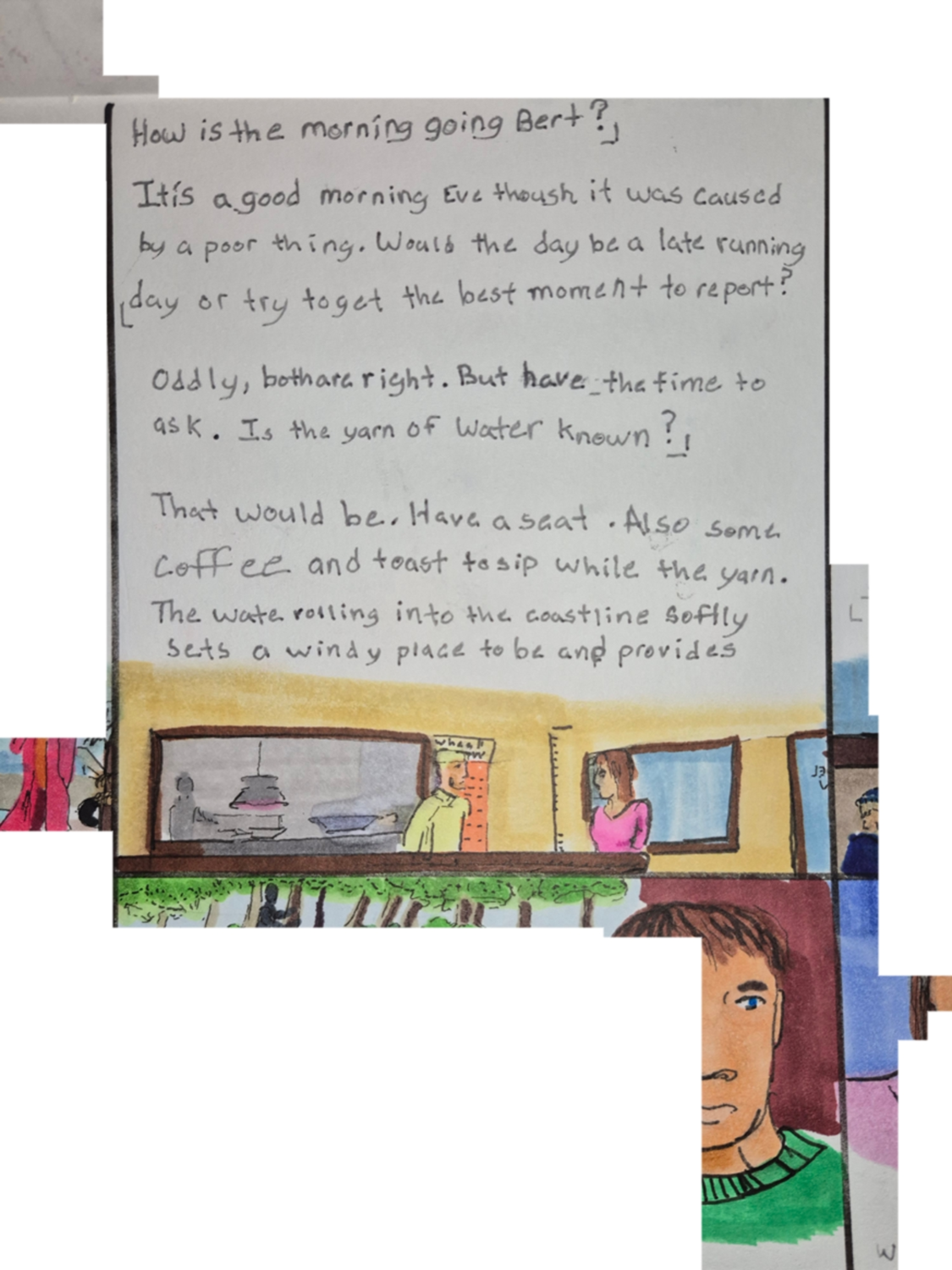 Inked Path: Floating Head Masked in The Bog
Amongst the frames, away-ink, comic art, comic strips, inkedpath, late to the party, puzzlement, Quibbles of the scribbles, the clone did it, used or not, webcomic