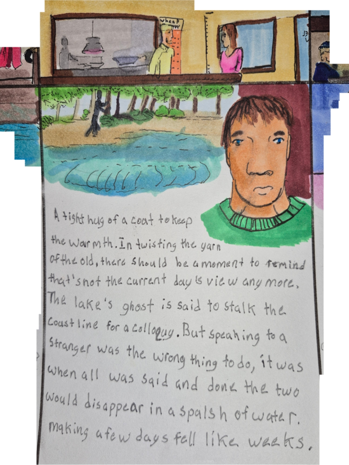 Inked Path: Floating Head Masked in The Bog
Amongst the frames, away-ink, comic art, comic strips, inkedpath, late to the party, puzzlement, Quibbles of the scribbles, the clone did it, used or not, webcomic