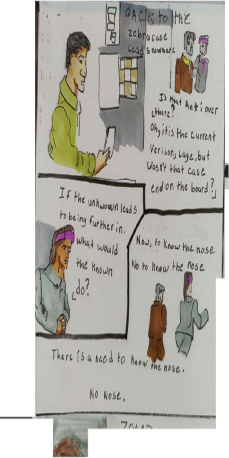 Inked Path: The maze for 2 is told.
Amongst the frames, away-ink, comic art, comic strips, inkedpath, late to the party, puzzlement, Quibbles of the scribbles, the clone did it, used or not, webcomic