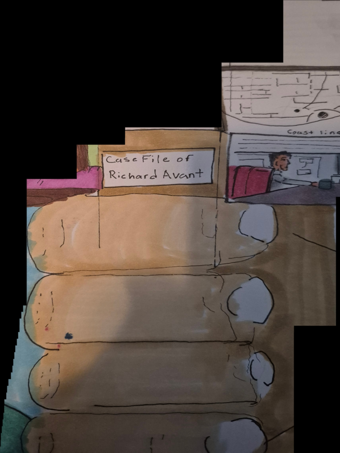 Inked Path: Faded Control of the Fake,  Amongst the frames, away-ink, comic art, comic strips, inkedpath, late to the party, puzzlement, Quibbles of the scribbles, the clone did it, used or not, webcomic