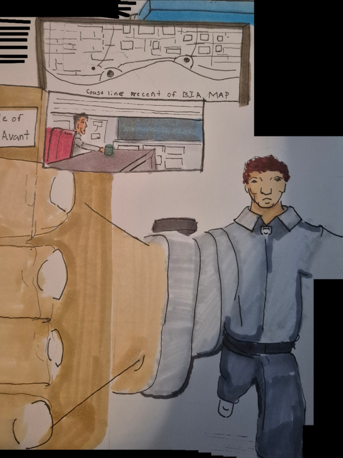 Inked Path: Faded Control of the Fake,  Amongst the frames, away-ink, comic art, comic strips, inkedpath, late to the party, puzzlement, Quibbles of the scribbles, the clone did it, used or not, webcomic