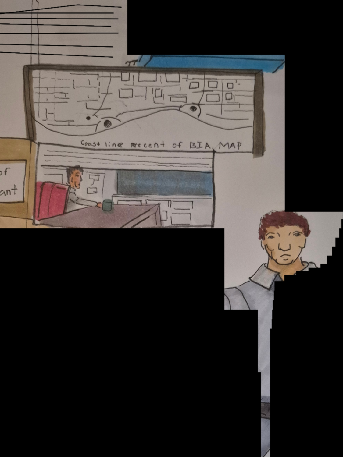 Inked Path: Faded Control of the Fake,  Amongst the frames, away-ink, comic art, comic strips, inkedpath, late to the party, puzzlement, Quibbles of the scribbles, the clone did it, used or not, webcomic