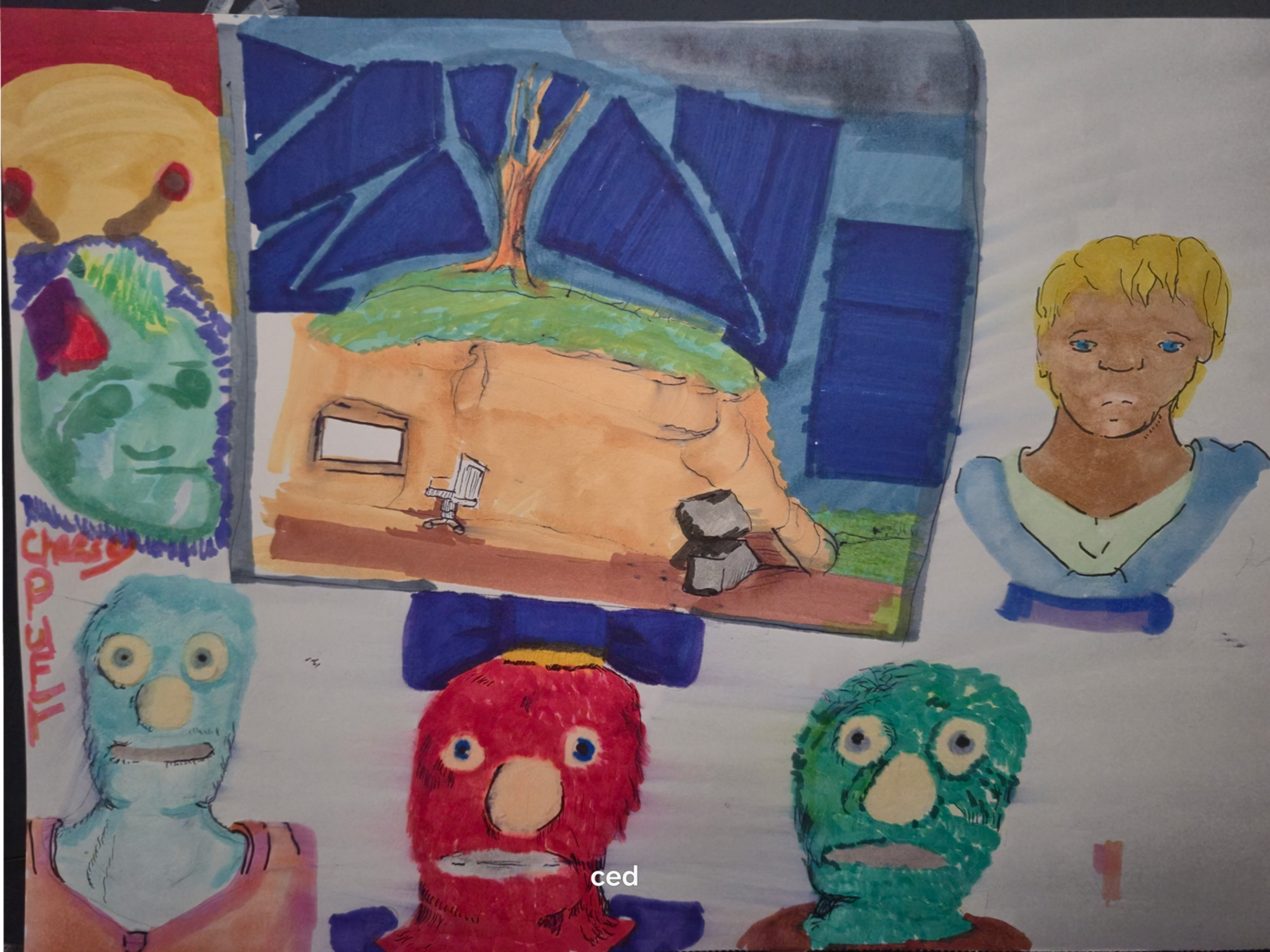 Inked Path: See the crow. just over there Amongst the frames, away-ink, comic art, comic strips, inkedpath, late to the party, puzzlement, Quibbles of the scribbles, the clone did it, used or not, webcomic