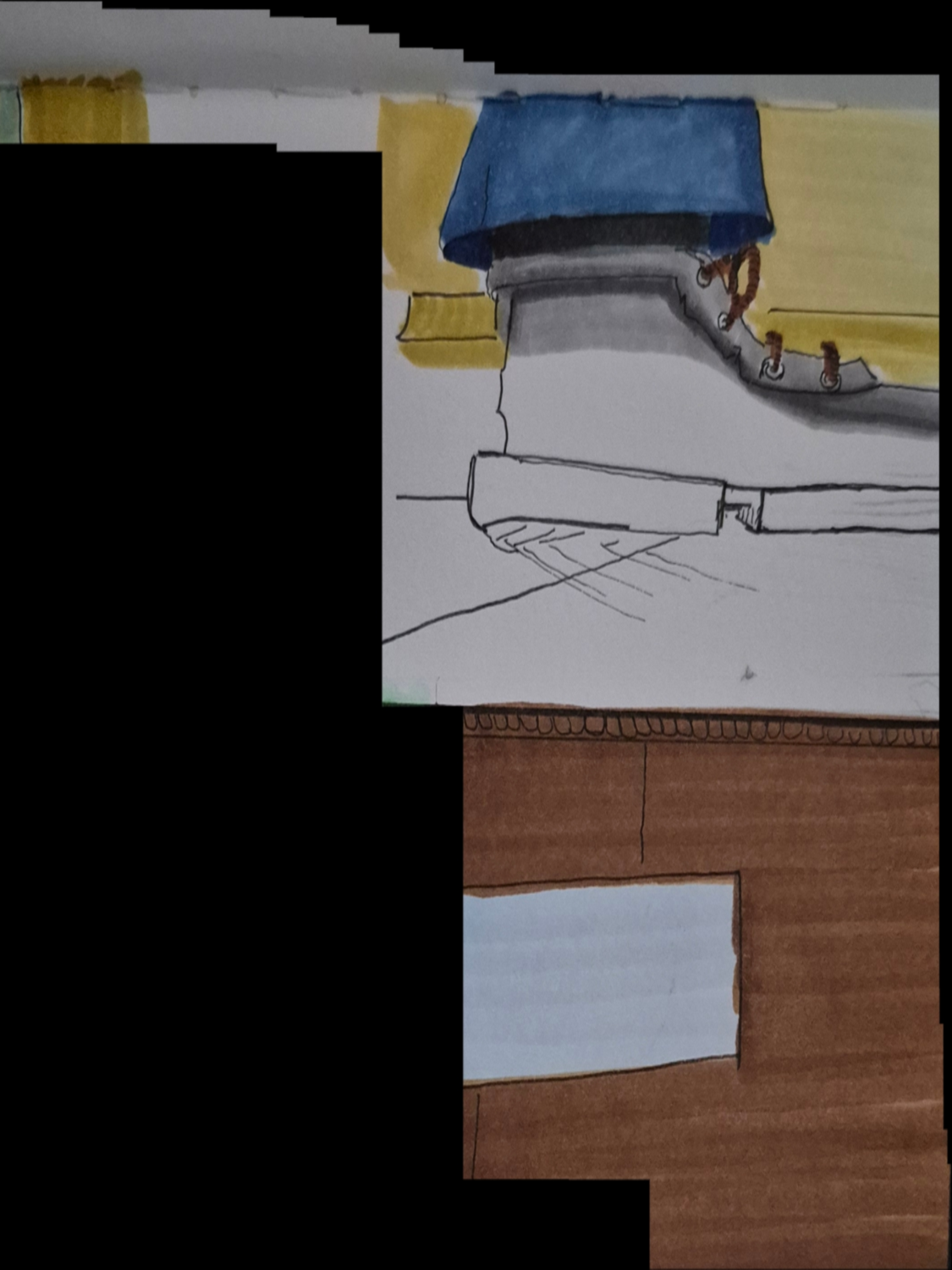 Inked Path: Appearance is adequate even when frightened.,  Amongst the frames, away-ink, comic art, comic strips, inkedpath, late to the party, puzzlement, Quibbles of the scribbles, the clone did it, used or not, webcomic