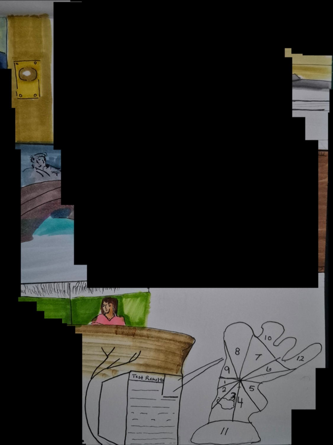 Inked Path: Appearance is adequate even when frightened.,  Amongst the frames, away-ink, comic art, comic strips, inkedpath, late to the party, puzzlement, Quibbles of the scribbles, the clone did it, used or not, webcomic