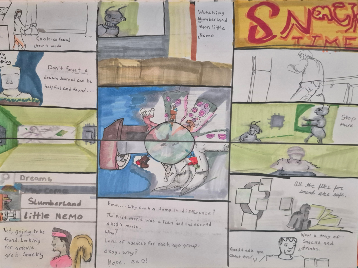 Hit the wall with a dream, La Tinta, Quibbles of the scribbles, Little Nimo adventures in dreamland, Sandman