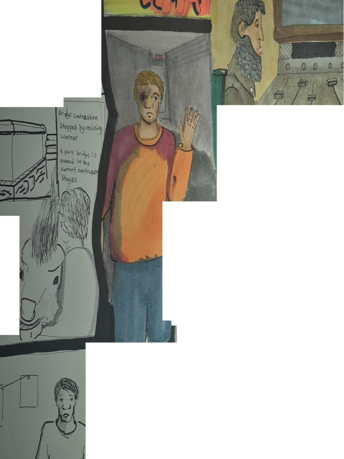 Inked Path: Unmoved by the botanical arrangement’s allure, comic art, comic strips, inkedpath, late to the party, puzzlement, Quibbles of the scribbles, the clone did it, used or not, webcomic