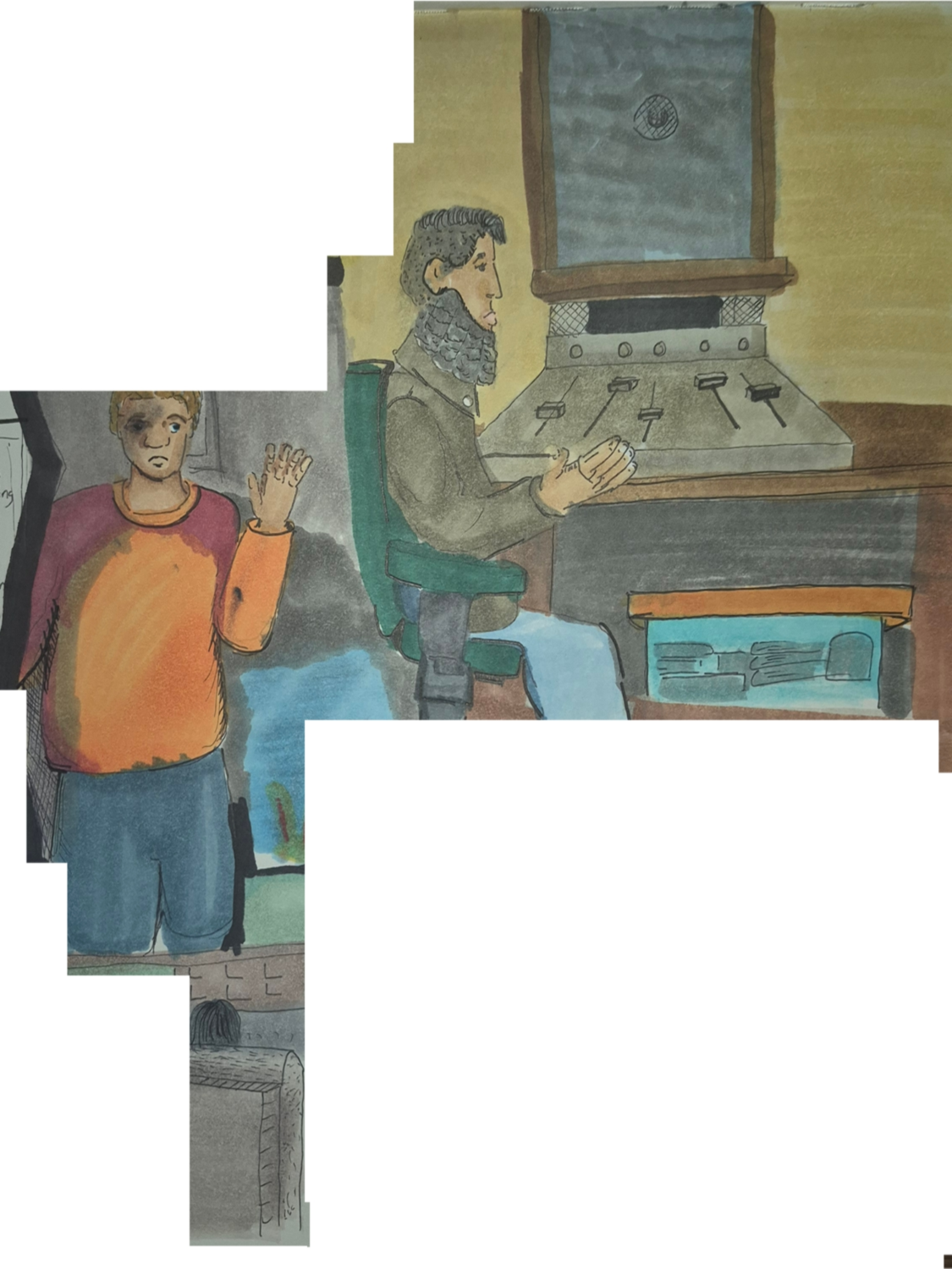 Inked Path: Unmoved by the botanical arrangement’s allure, comic art, comic strips, inkedpath, late to the party, puzzlement, Quibbles of the scribbles, the clone did it, used or not, webcomic