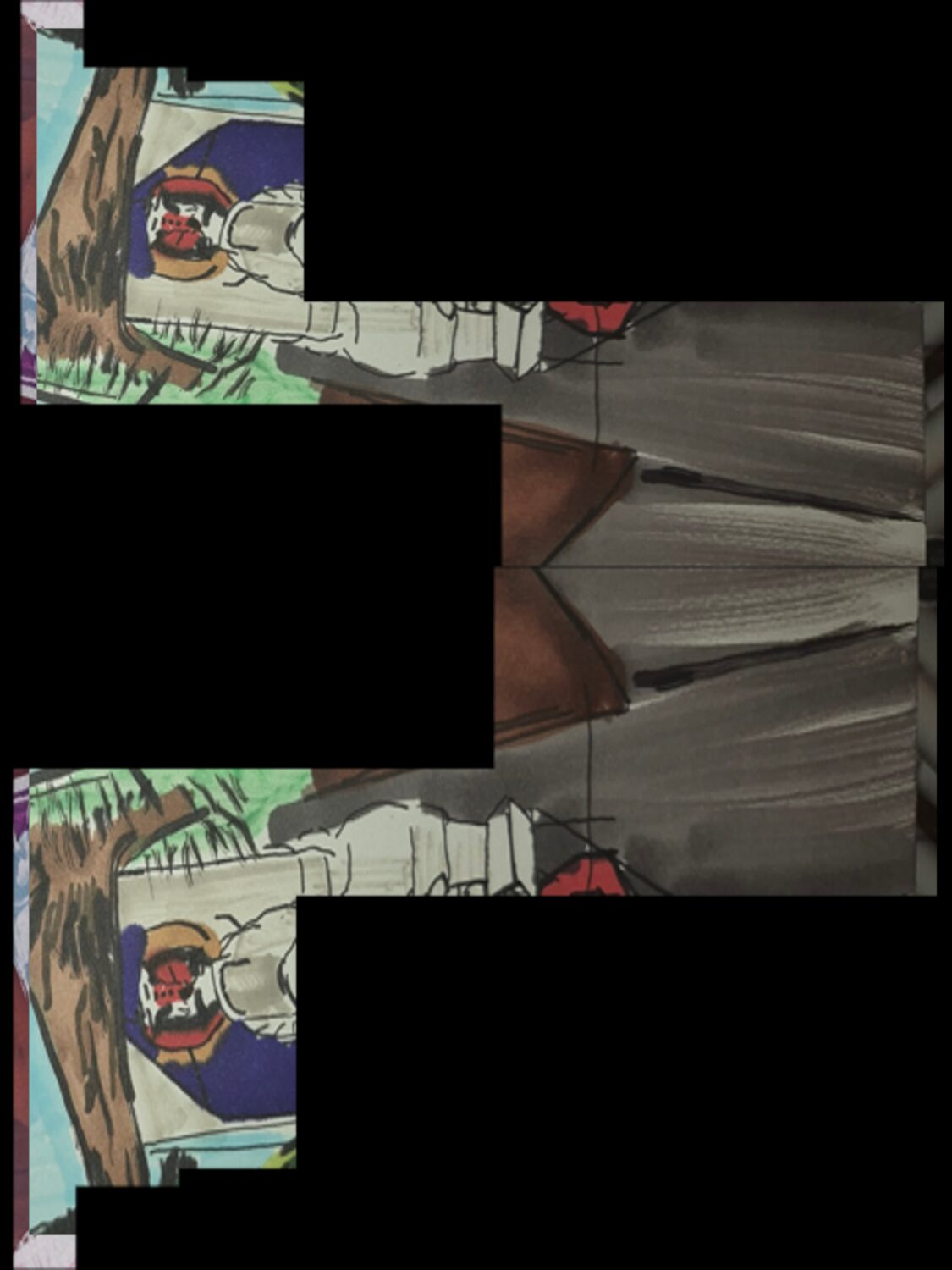 Inked Path: A clown is given a clue.
Amongst the frames, away-ink, comic art, comic strips, inkedpath, late to the party, puzzlement, Quibbles of the scribbles, the clone did it, used or not, webcomic