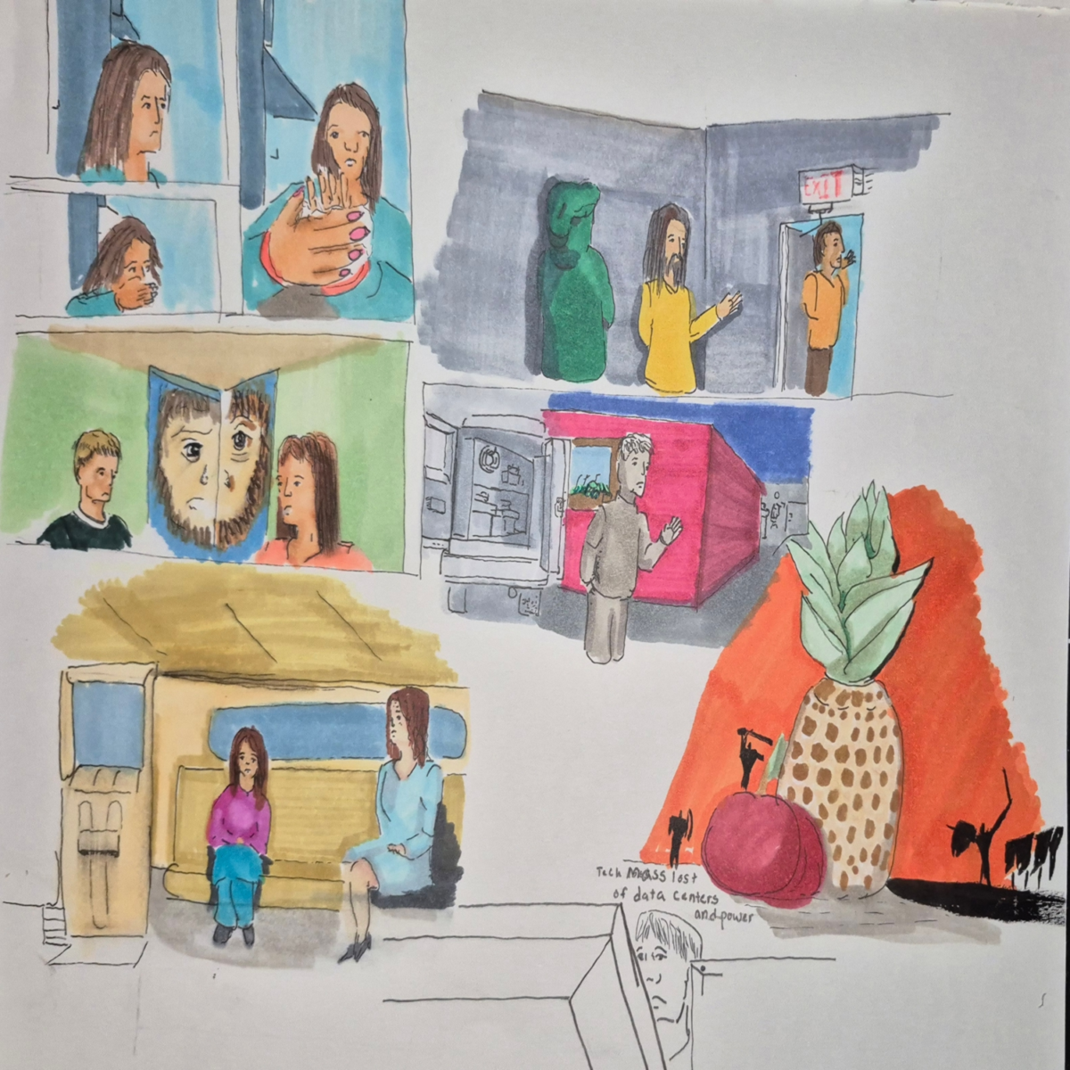 Inked Path: Imagination and Storytelling as Unifying Elements, comic art, comic strips, inkedpath, late to the party, puzzlement, Quibbles of the scribbles, the clone did it, used or not, webcomic.