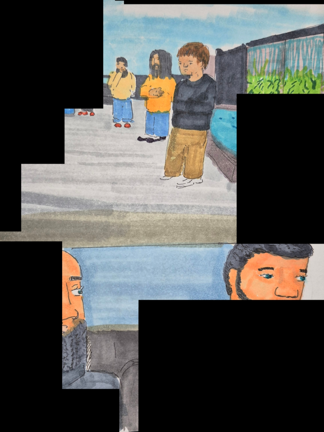 Inked Path: A Bad Bunny Super Dancing Clone, comic art, comic strips, inkedpath, late to the party, puzzlement, Quibbles of the scribbles, the clone did it, used or not, webcomic.