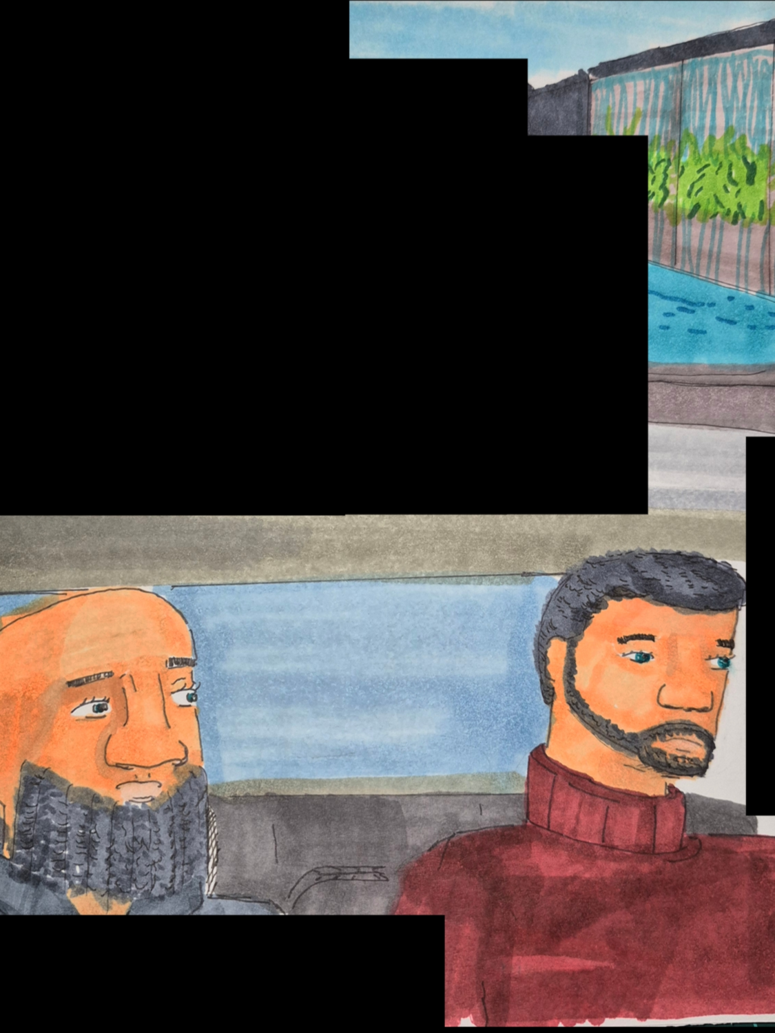 Inked Path: A Bad Bunny Super Dancing Clone, comic art, comic strips, inkedpath, late to the party, puzzlement, Quibbles of the scribbles, the clone did it, used or not, webcomic.