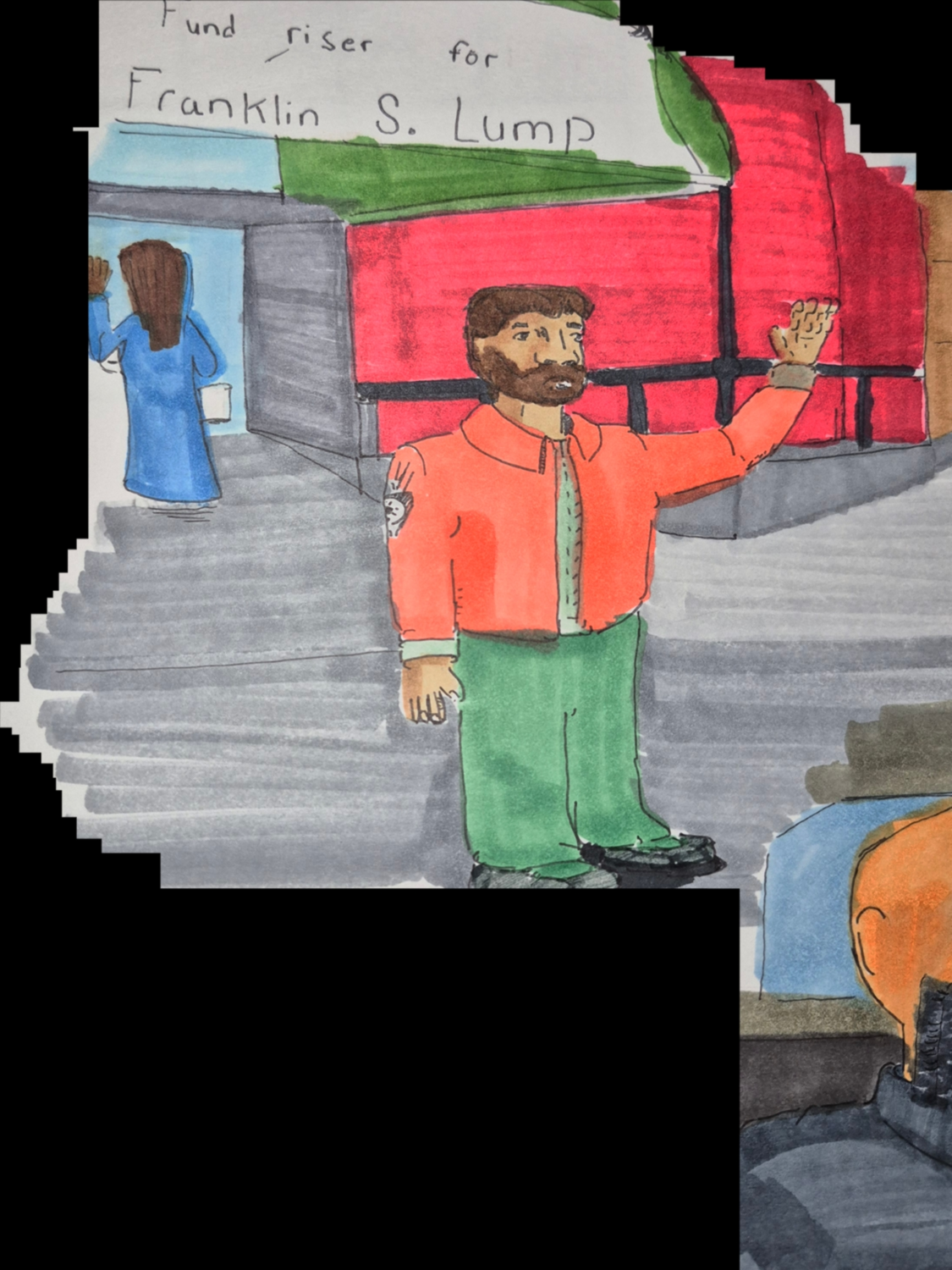 Inked Path: A Bad Bunny Super Dancing Clone, comic art, comic strips, inkedpath, late to the party, puzzlement, Quibbles of the scribbles, the clone did it, used or not, webcomic.