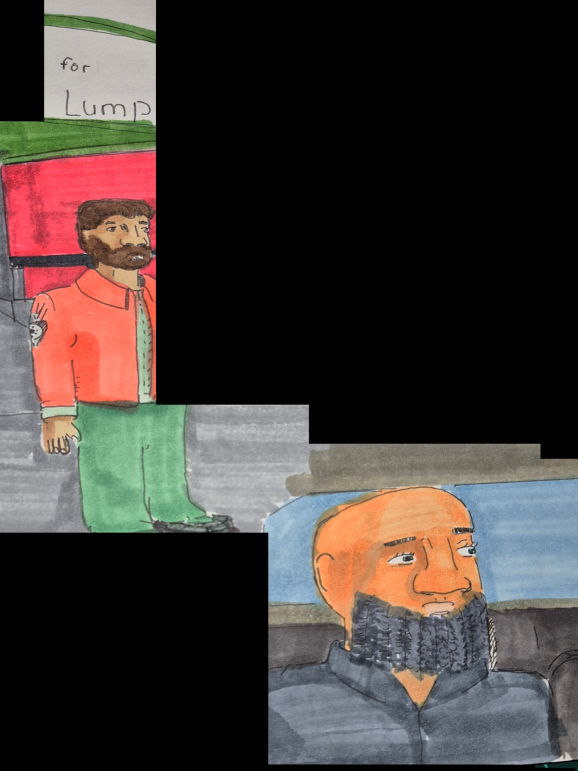 Inked Path: A Bad Bunny Super Dancing Clone, comic art, comic strips, inkedpath, late to the party, puzzlement, Quibbles of the scribbles, the clone did it, used or not, webcomic.