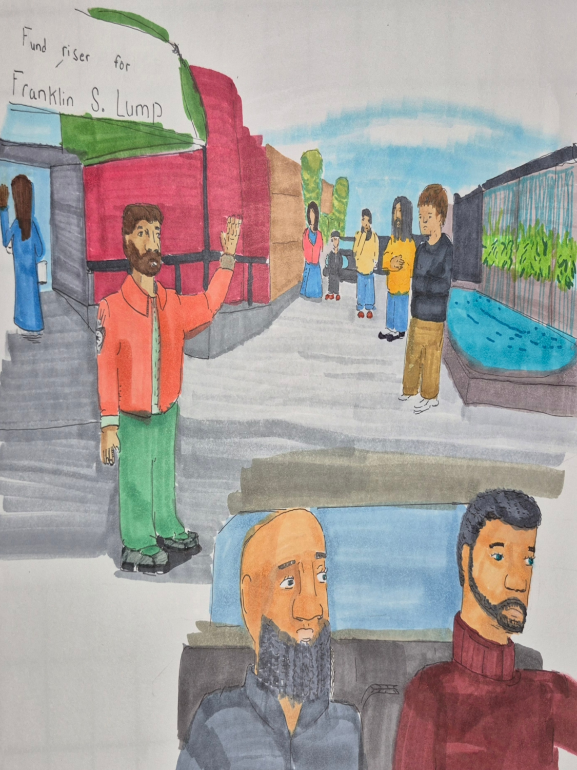 Inked Path: Majority of Contributions Shape the Journey, comic art, comic strips, inkedpath, late to the party, puzzlement, Quibbles of the scribbles, the clone did it, used or not, webcomic.