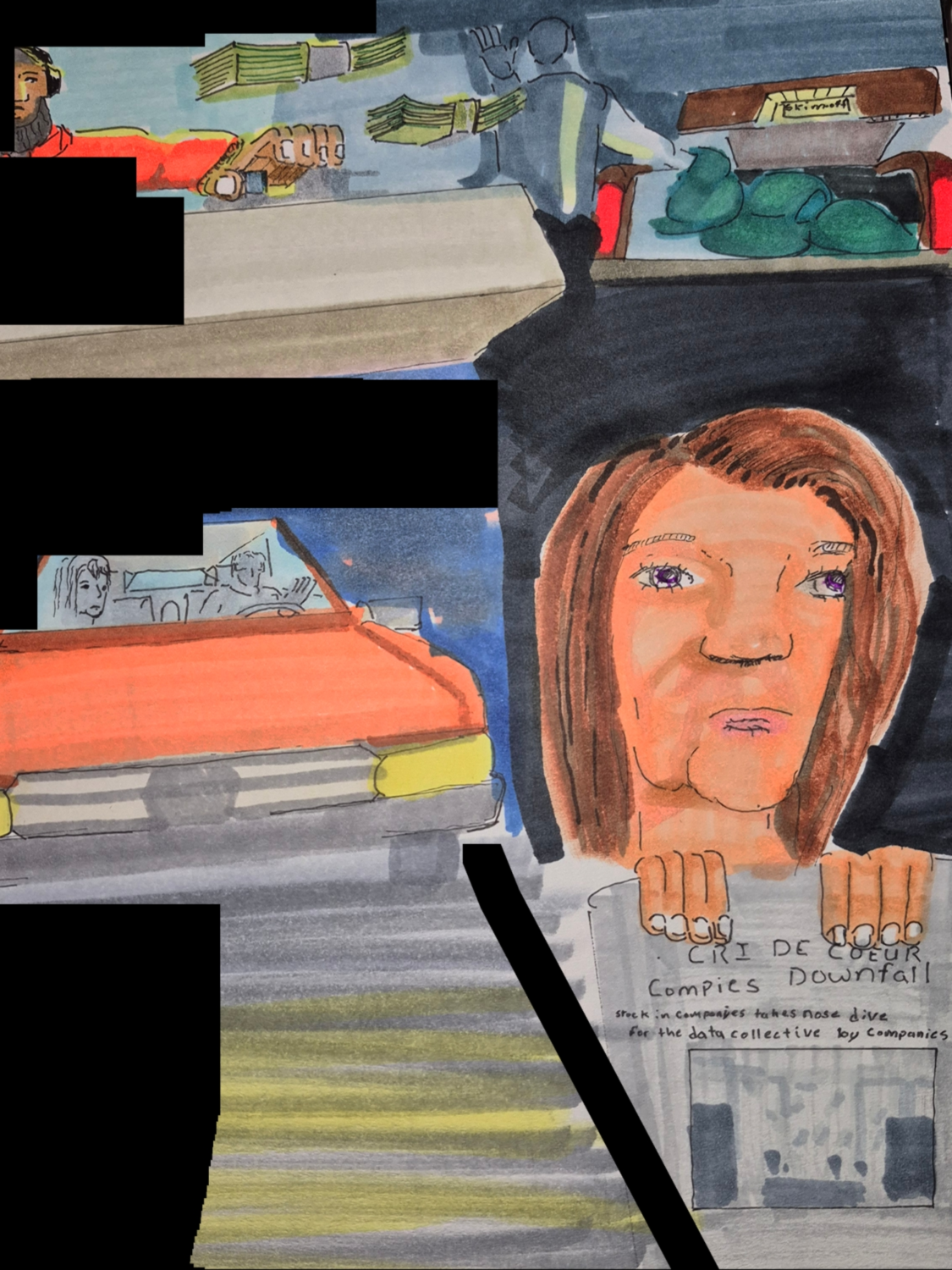 Inked Path: Majority of Contributions Shape the Journey, comic art, comic strips, inkedpath, late to the party, puzzlement, Quibbles of the scribbles, the clone did it, used or not, webcomic.