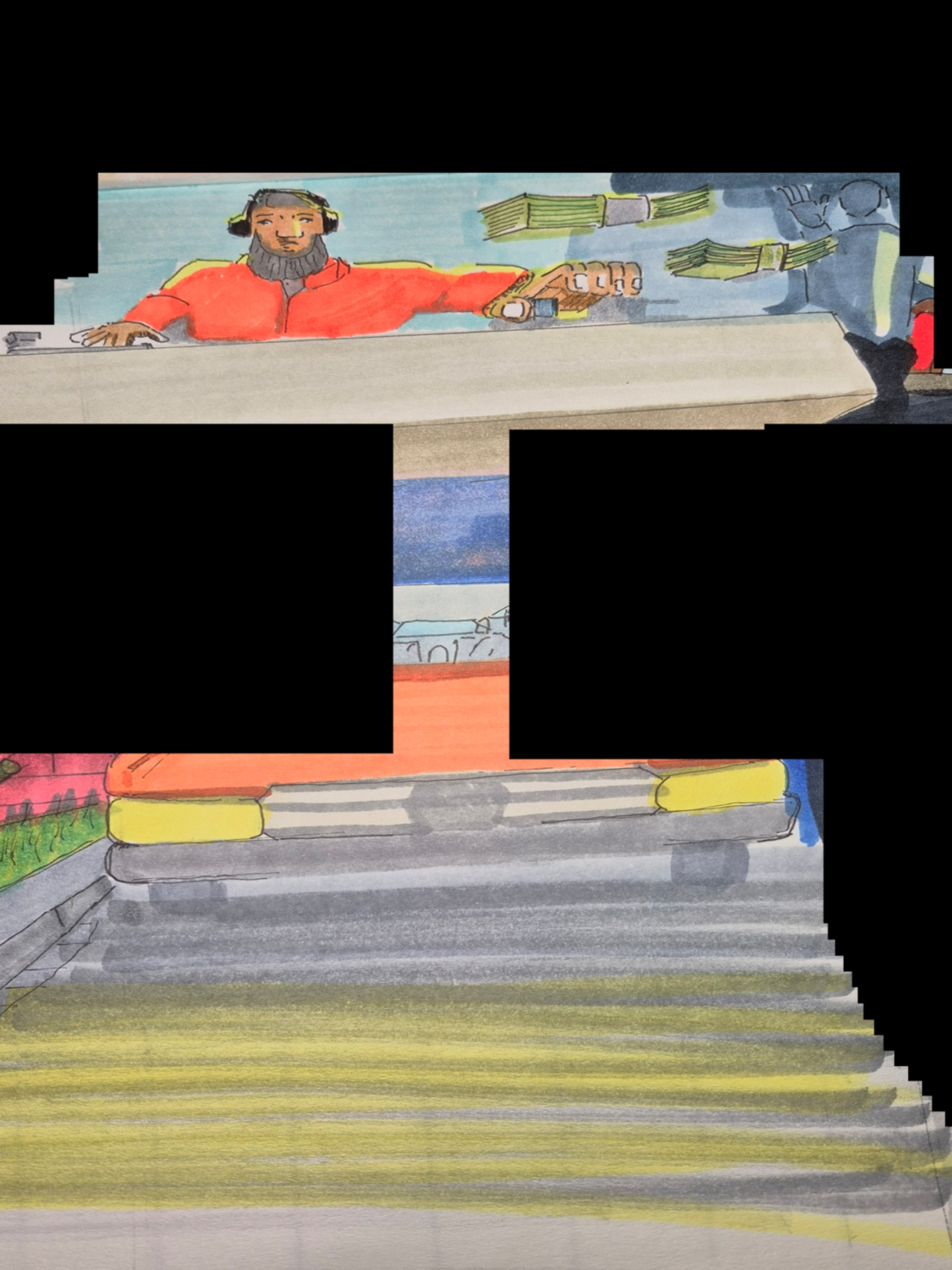 Inked Path: Majority of Contributions Shape the Journey, comic art, comic strips, inkedpath, late to the party, puzzlement, Quibbles of the scribbles, the clone did it, used or not, webcomic.