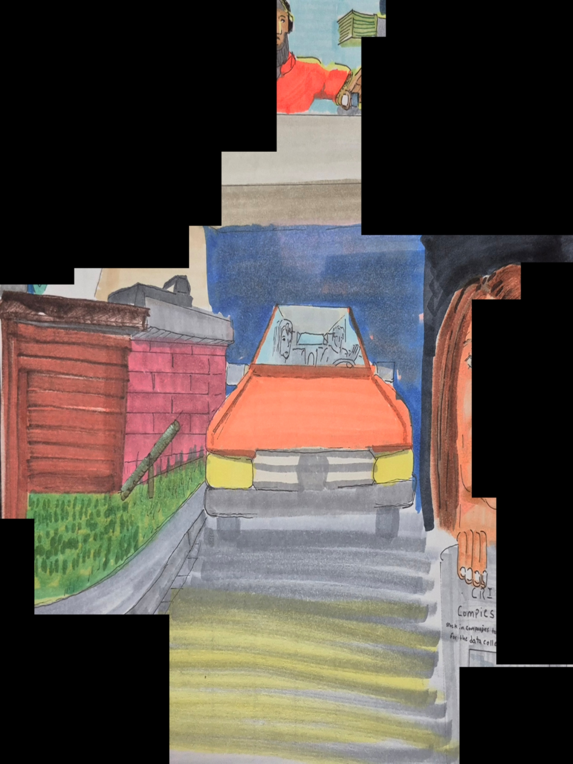 Inked Path: Majority of Contributions Shape the Journey, comic art, comic strips, inkedpath, late to the party, puzzlement, Quibbles of the scribbles, the clone did it, used or not, webcomic.