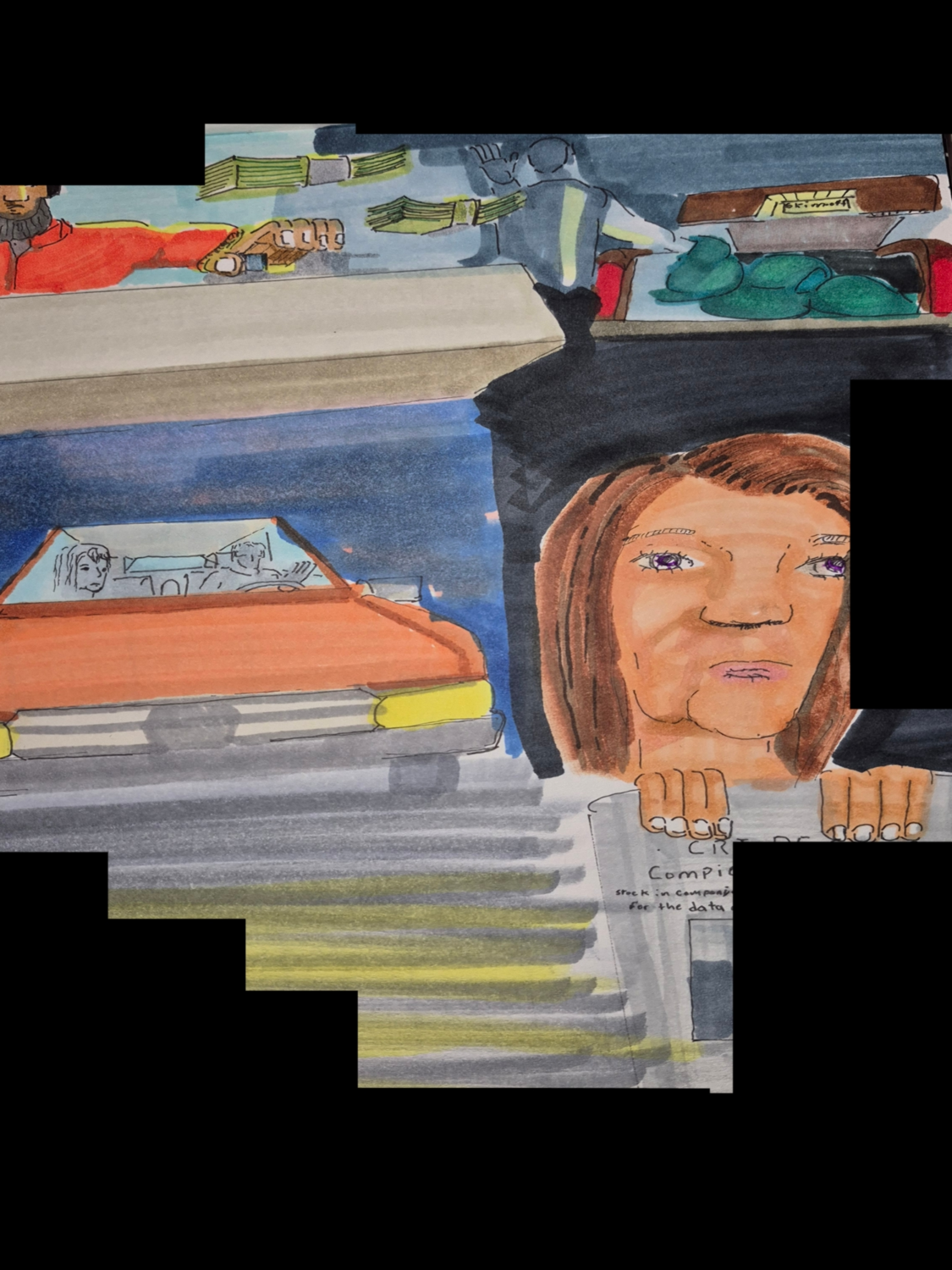 Inked Path: Majority of Contributions Shape the Journey, comic art, comic strips, inkedpath, late to the party, puzzlement, Quibbles of the scribbles, the clone did it, used or not, webcomic.