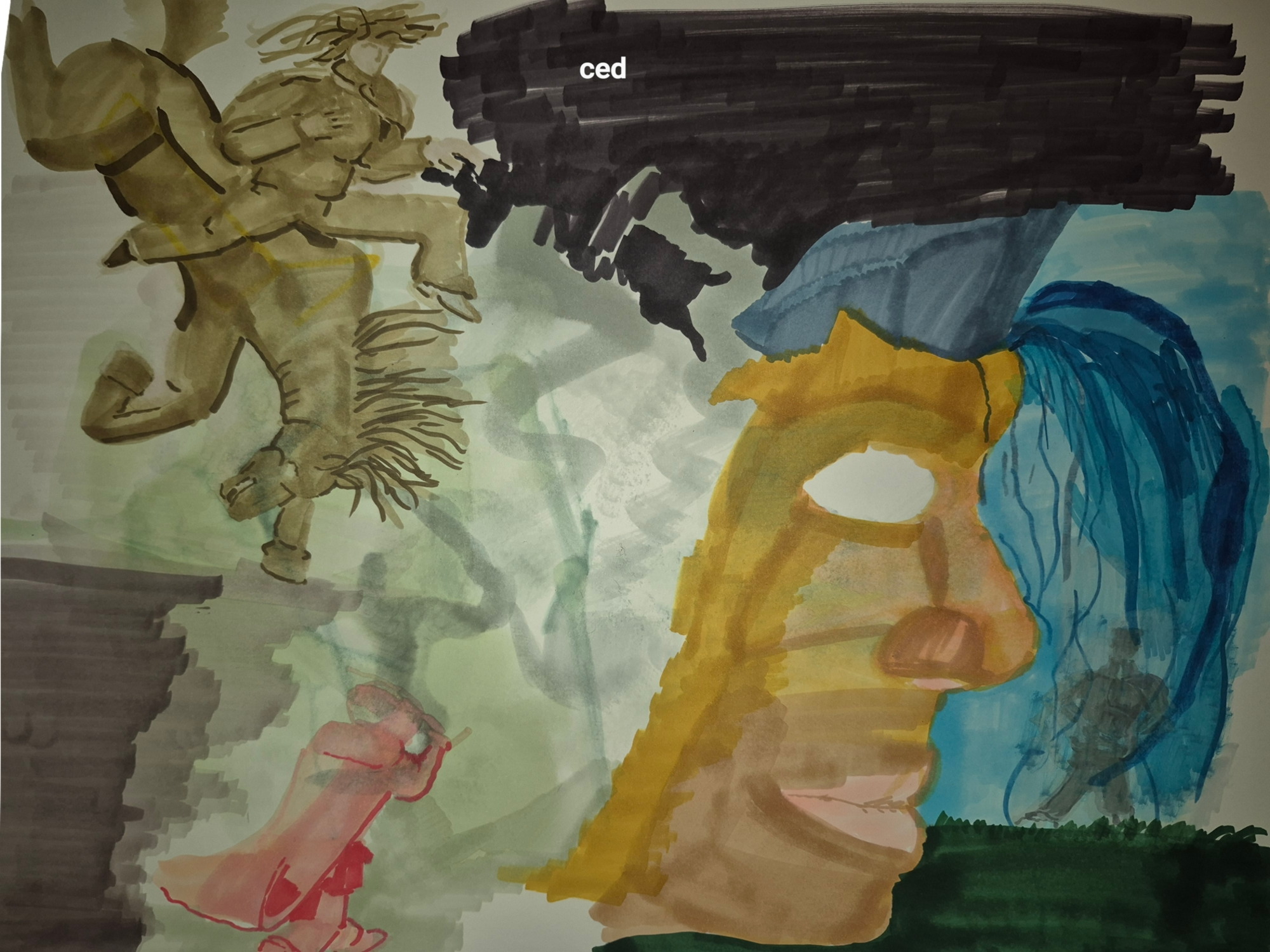 Inked Path: A new or older way Amongst the frames, away-ink, comic art, comic strips, inkedpath, late to the party, puzzlement, Quibbles of the scribbles, the clone did it, used or not, webcomic