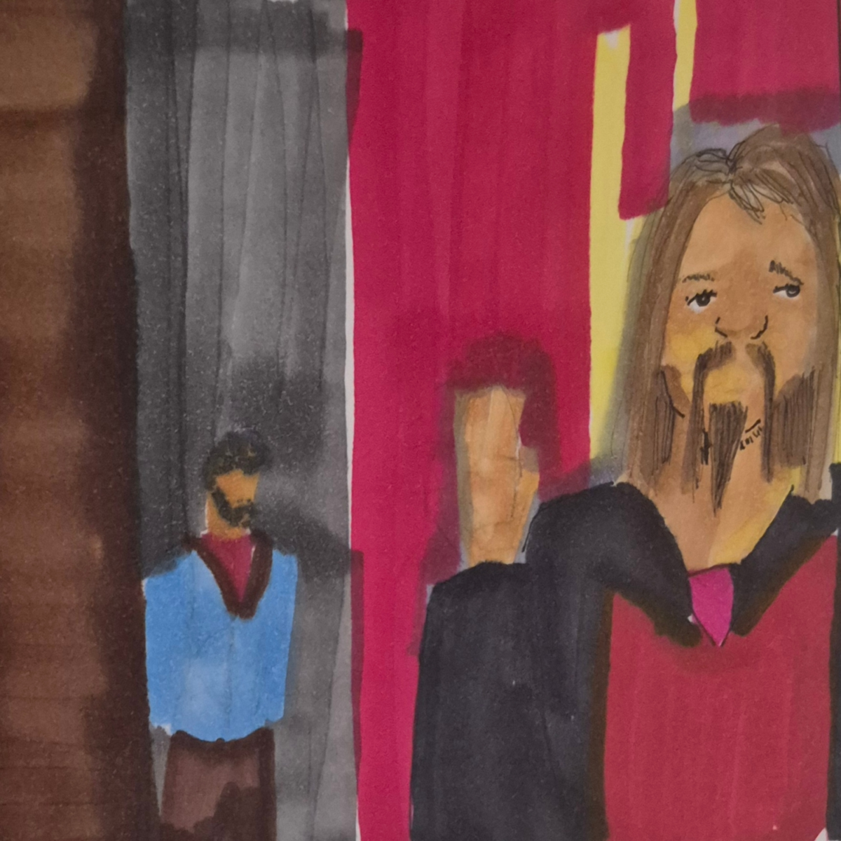 Inked path: Circuitous Becomes Acquiescence's, or Was it?, comic art, comic strips, inkedpath, late to the party, puzzlement, Quibbles of the scribbles, the clone did it, used or not, webcomic.