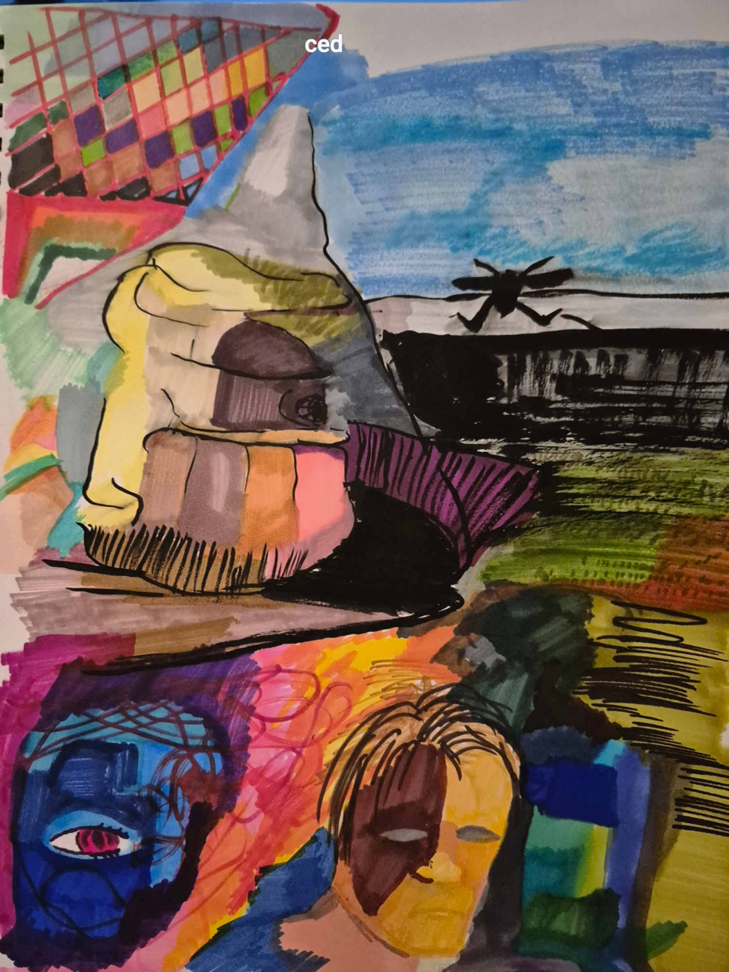 Inked Path: A swat down turns the head