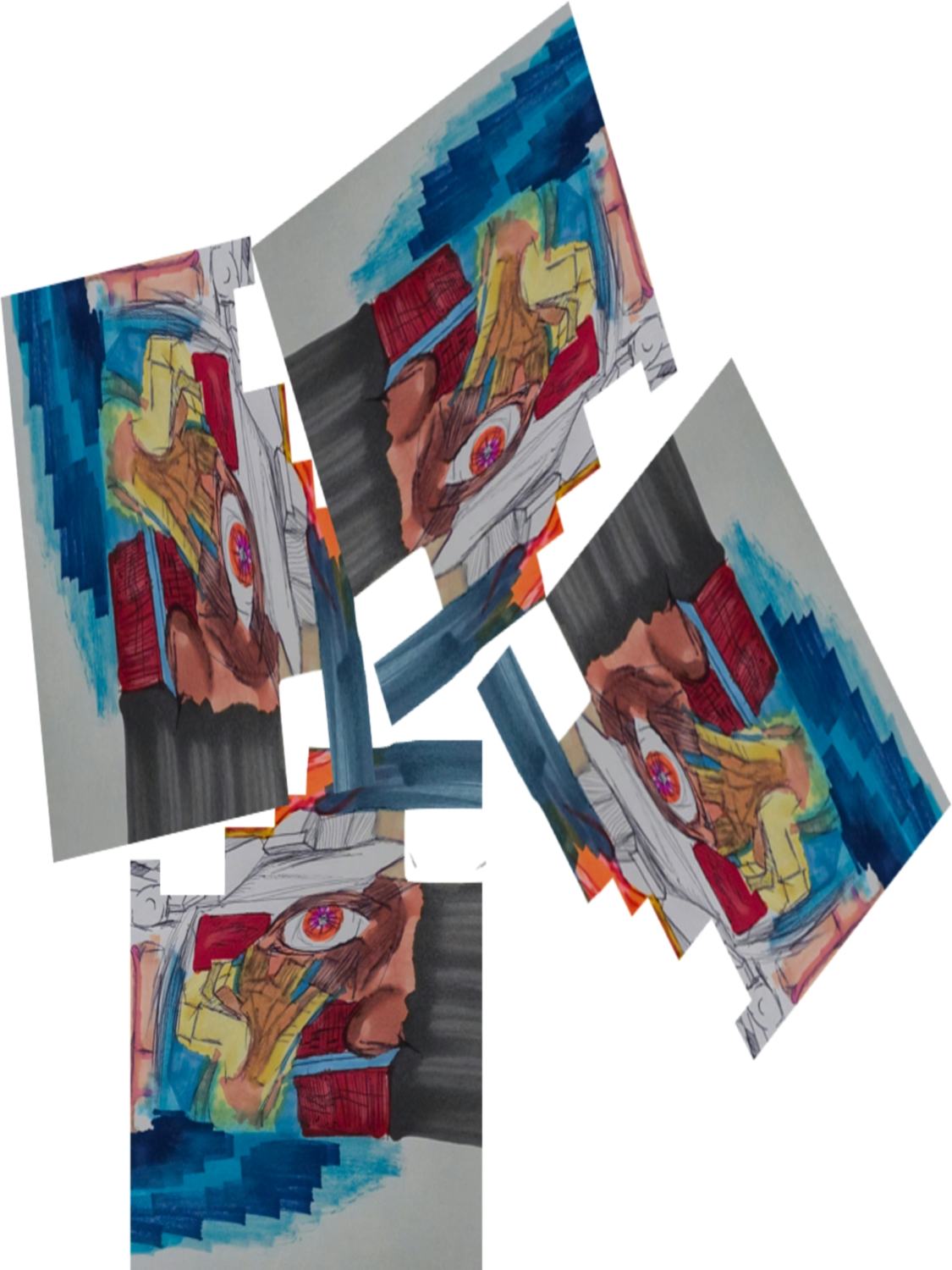 Inked path: Mentally depending on the Connection,  Amongst the frames, away-ink, comic art, comic strips, inkedpath, late to the party, puzzlement, Quibbles of the scribbles, the clone did it, used or not, webcomic