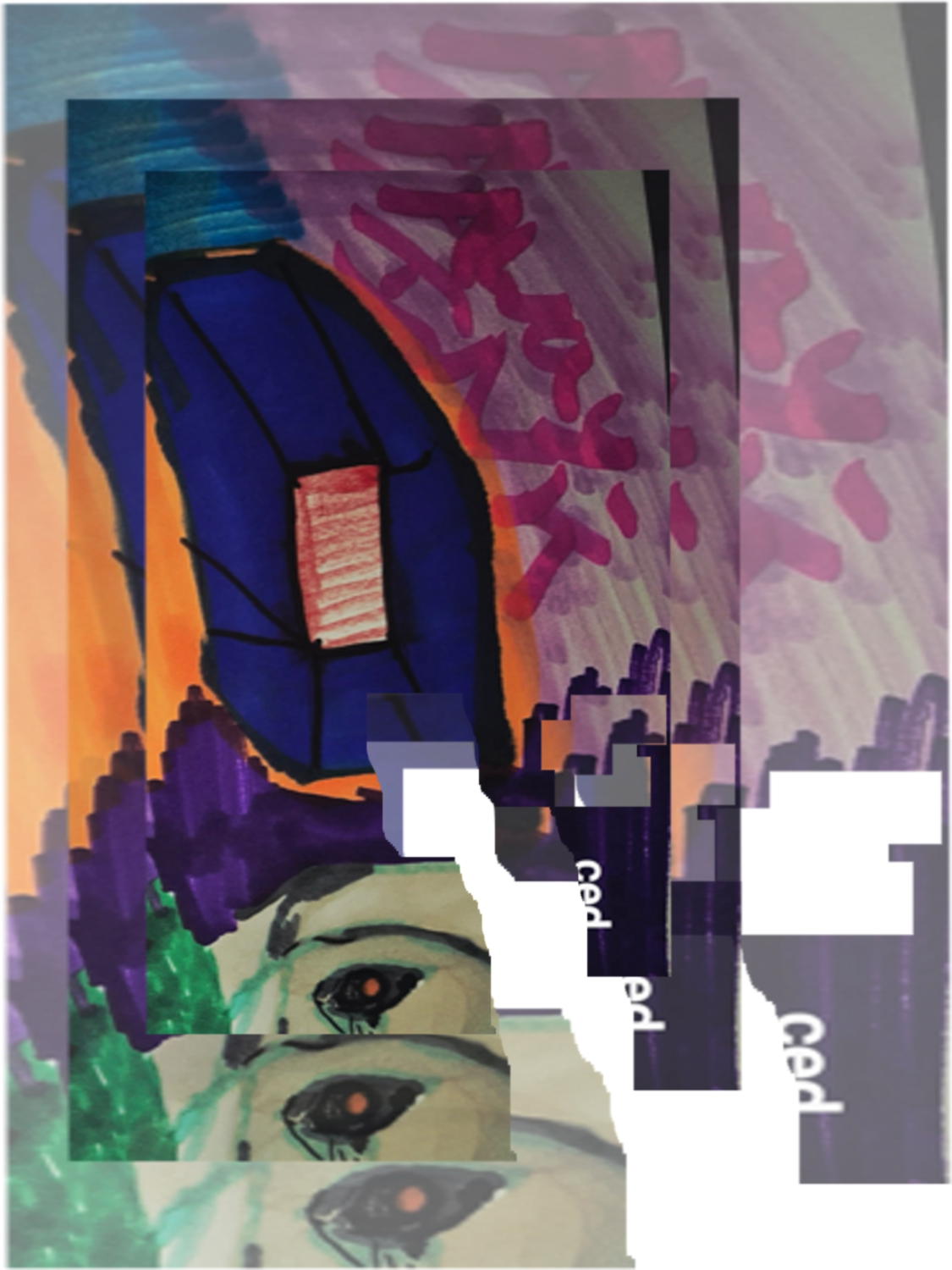 Inked Path: The stillness allows the drawing,  Amongst the frames, away-ink, comic art, comic strips, inkedpath, late to the party, puzzlement, Quibbles of the scribbles, the clone did it, used or not, webcomic