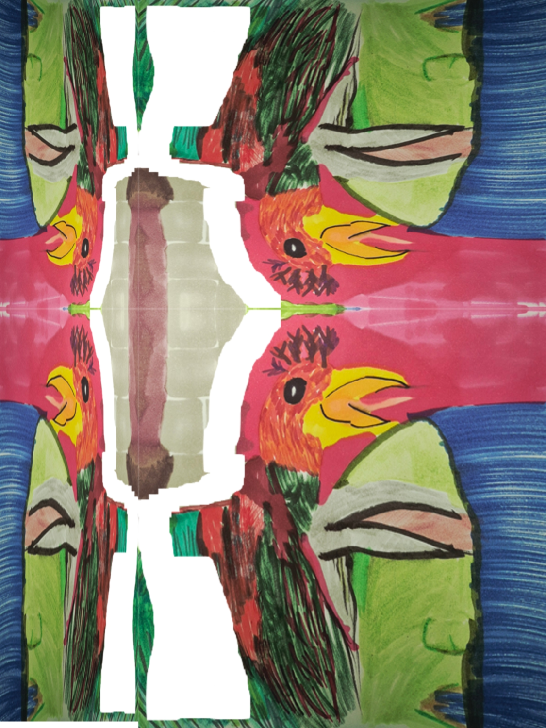 Inked Path: The stillness allows the drawing,  Amongst the frames, away-ink, comic art, comic strips, inkedpath, late to the party, puzzlement, Quibbles of the scribbles, the clone did it, used or not, webcomic