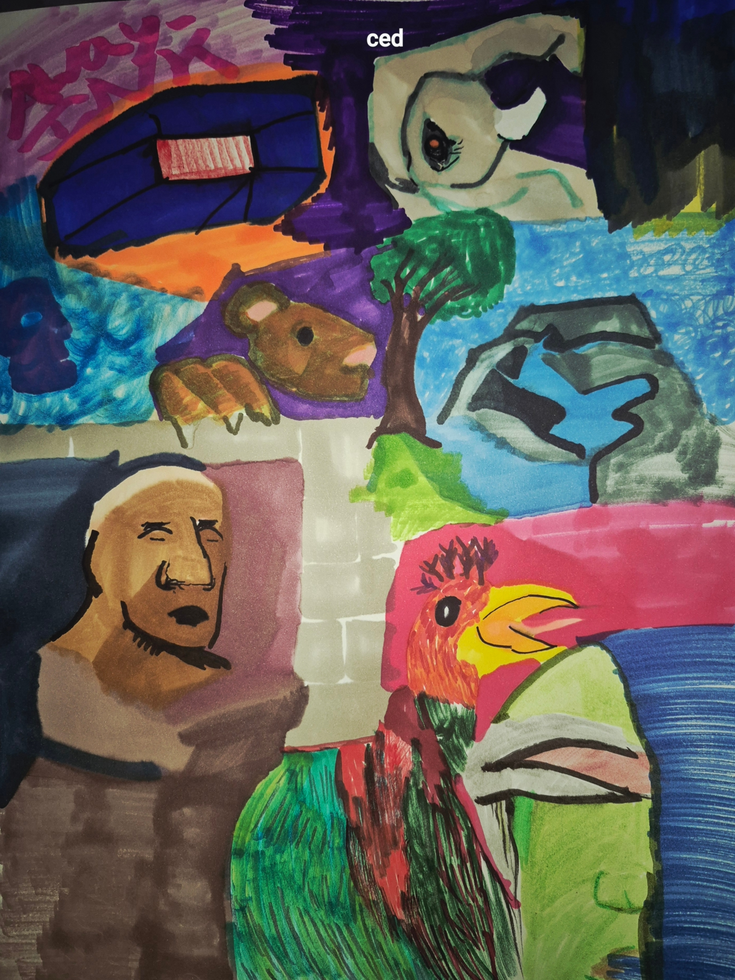 Inked Path: The stillness allows the drawing