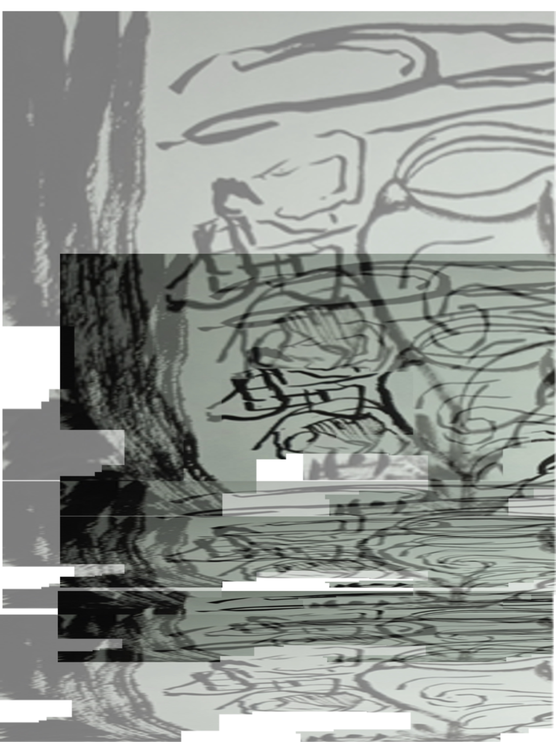 Inked Path: Black and White Twisting the Truth,  Amongst the frames, away-ink, comic art, comic strips, inkedpath, late to the party, puzzlement, Quibbles of the scribbles, the clone did it, used or not, webcomic