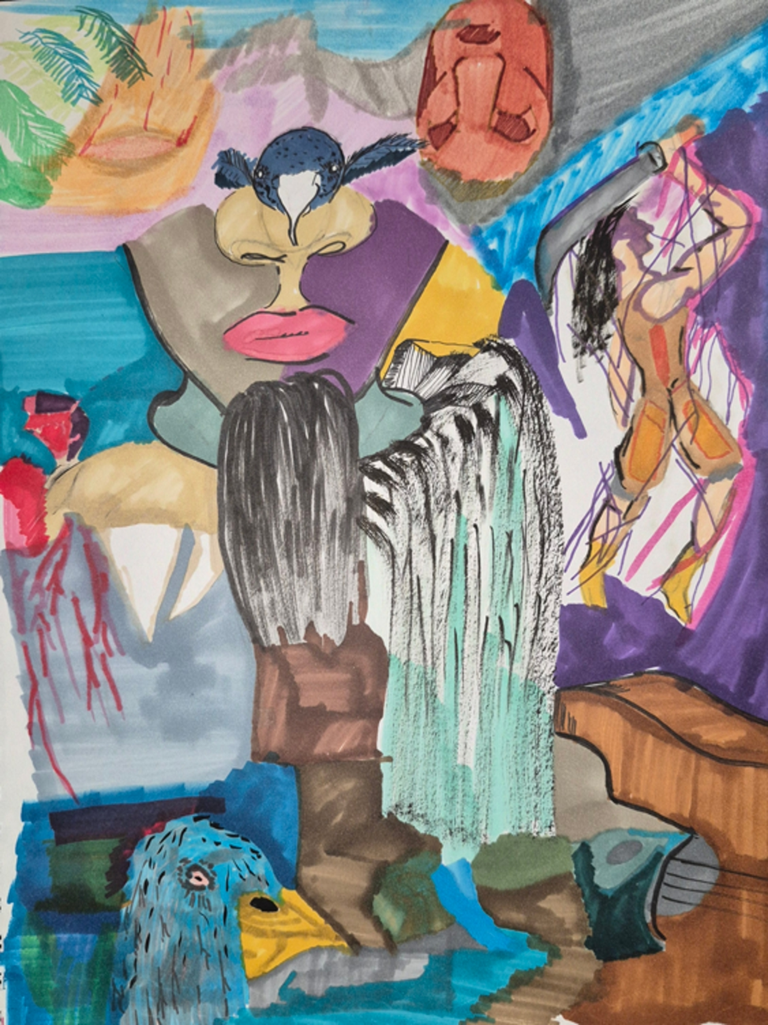 Inked Path: Lateness of the History in Water