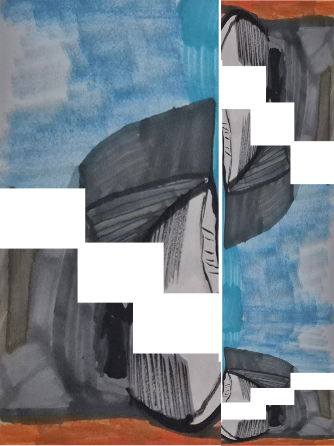 Inked Path: Majority of Contributions Shape the Journey, comic art, comic strips, inkedpath, late to the party, puzzlement, Quibbles of the scribbles, the clone did it, used or not, webcomic.