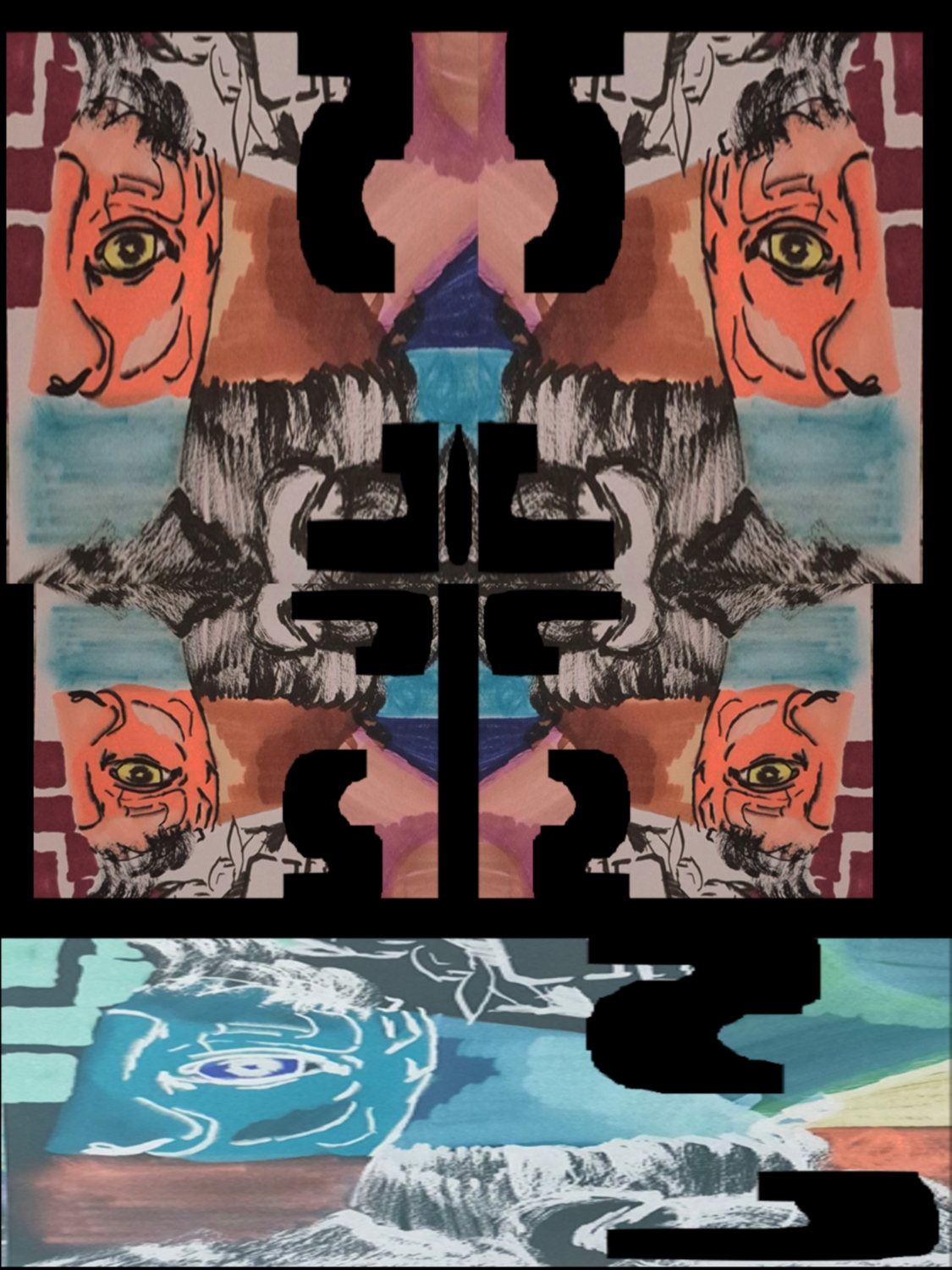 Inked Path: Unfinished Walls, Offering Reverence in Emptiness, comic art, comic strips, inkedpath, late to the party, puzzlement, Quibbles of the scribbles, the clone did it, used or not, webcomic.