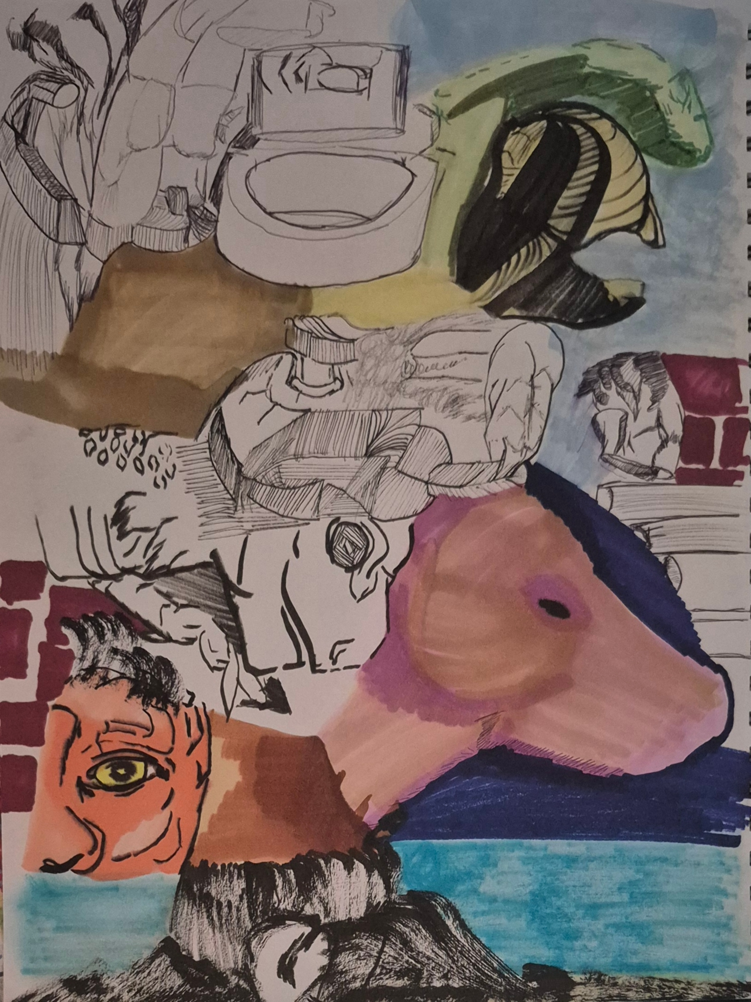 Inked Path: Unfinished Walls, Offering Reverence in Emptiness.