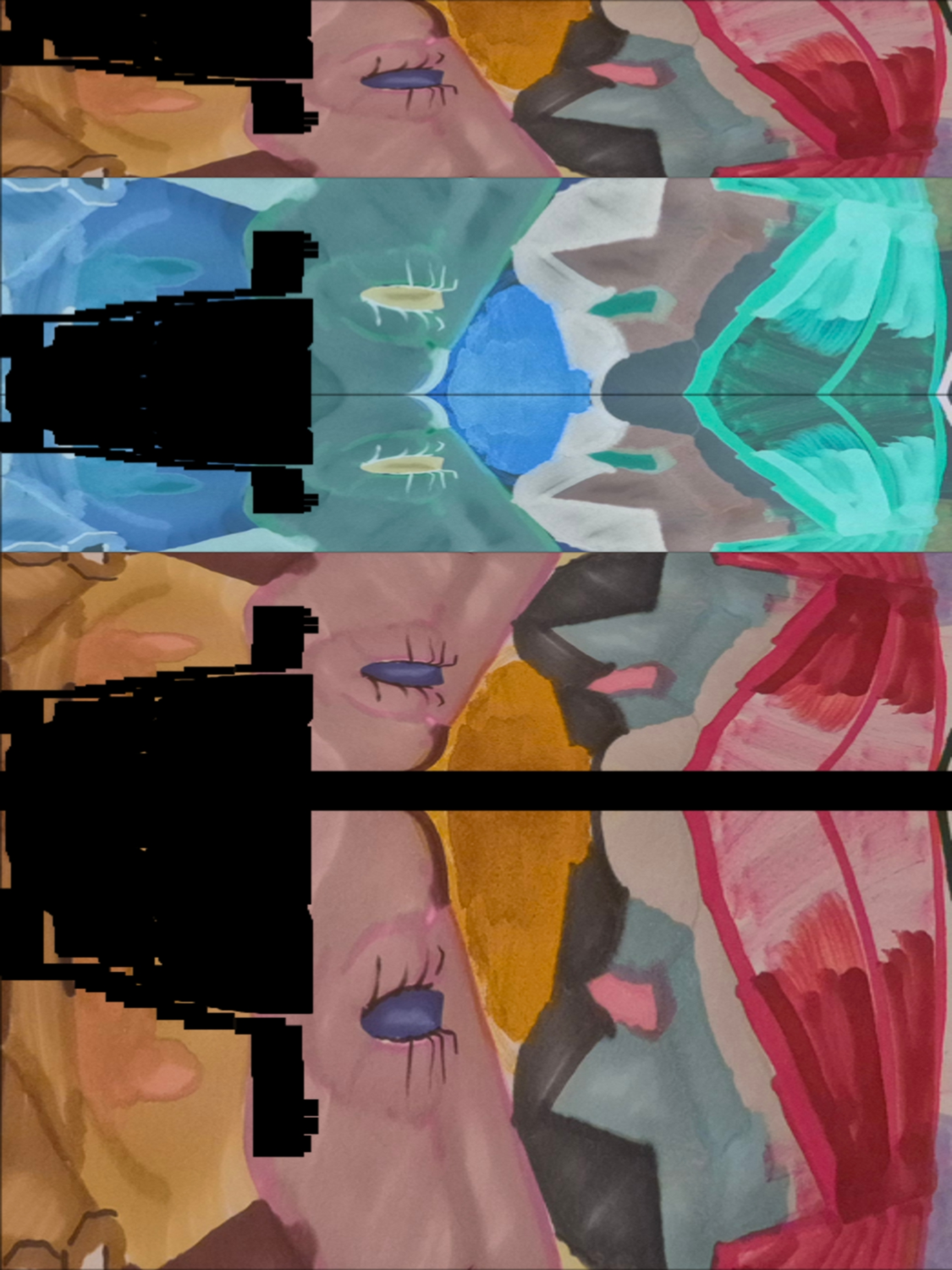 Inked path: Two Crowns Faced to The Crowd, comic art, comic strips, inkedpath, late to the party, puzzlement, Quibbles of the scribbles, the clone did it, used or not, webcomic.