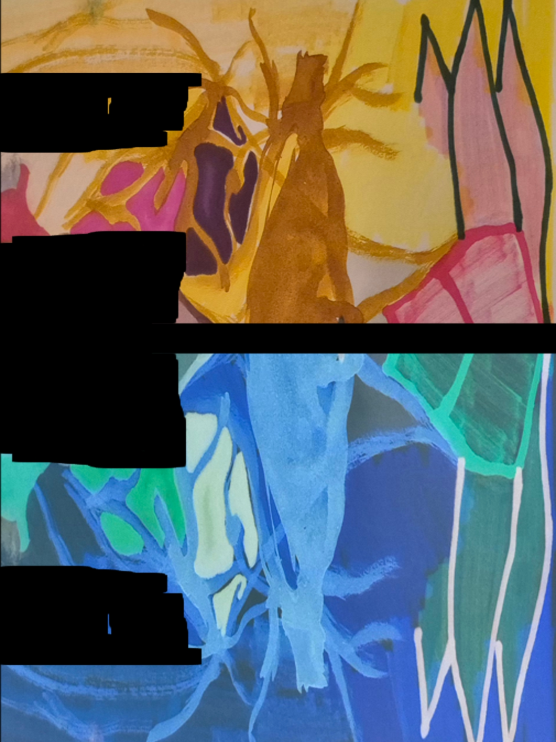 Inked path: Two Crowns Faced to The Crowd, comic art, comic strips, inkedpath, late to the party, puzzlement, Quibbles of the scribbles, the clone did it, used or not, webcomic.