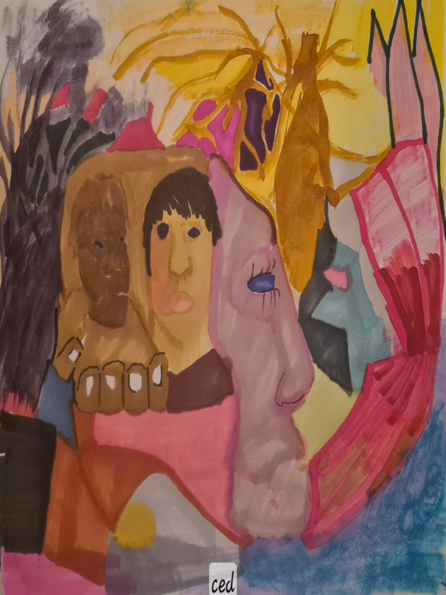 Inked path: Two Crowns Faced to The Crowd