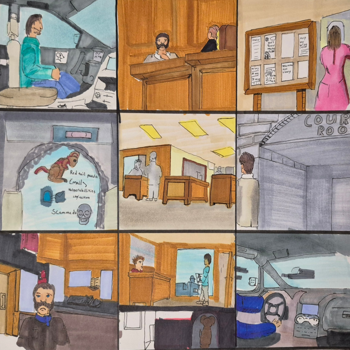 Inked Path: Chasing the dreaming meaning, right?, comic art, comic strips, inkedpath, late to the party, puzzlement, Quibbles of the scribbles, the clone did it, used or not, webcomic.